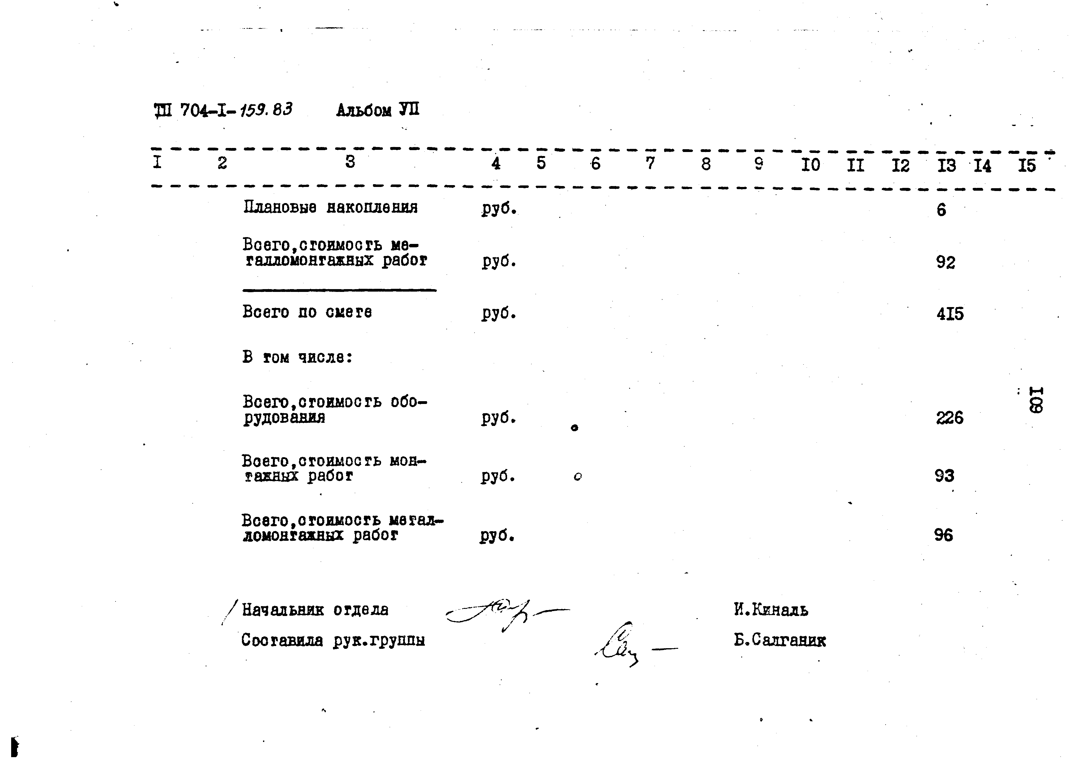 Типовой проект 704-1-159.83