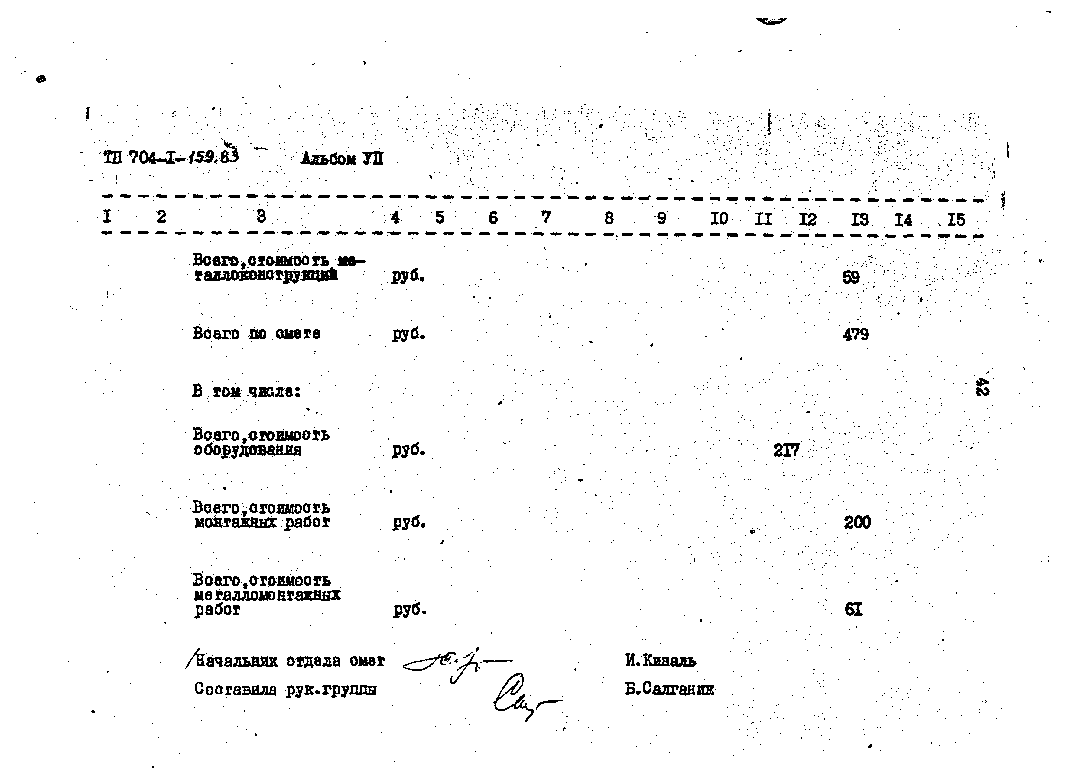 Типовой проект 704-1-159.83