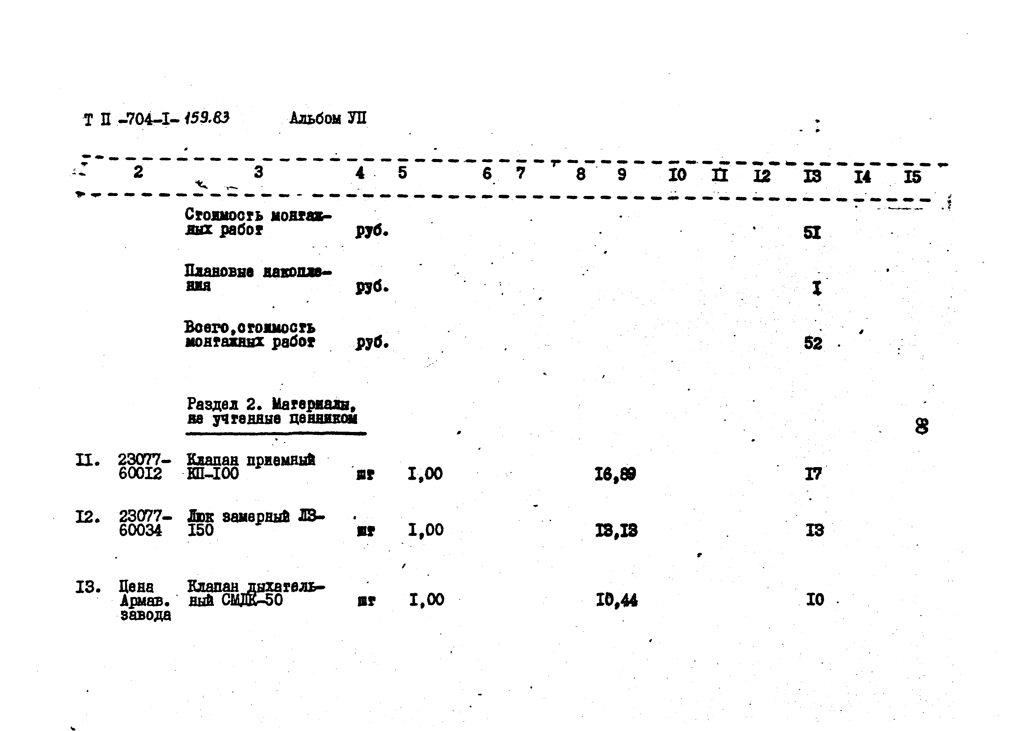 Типовой проект 704-1-159.83