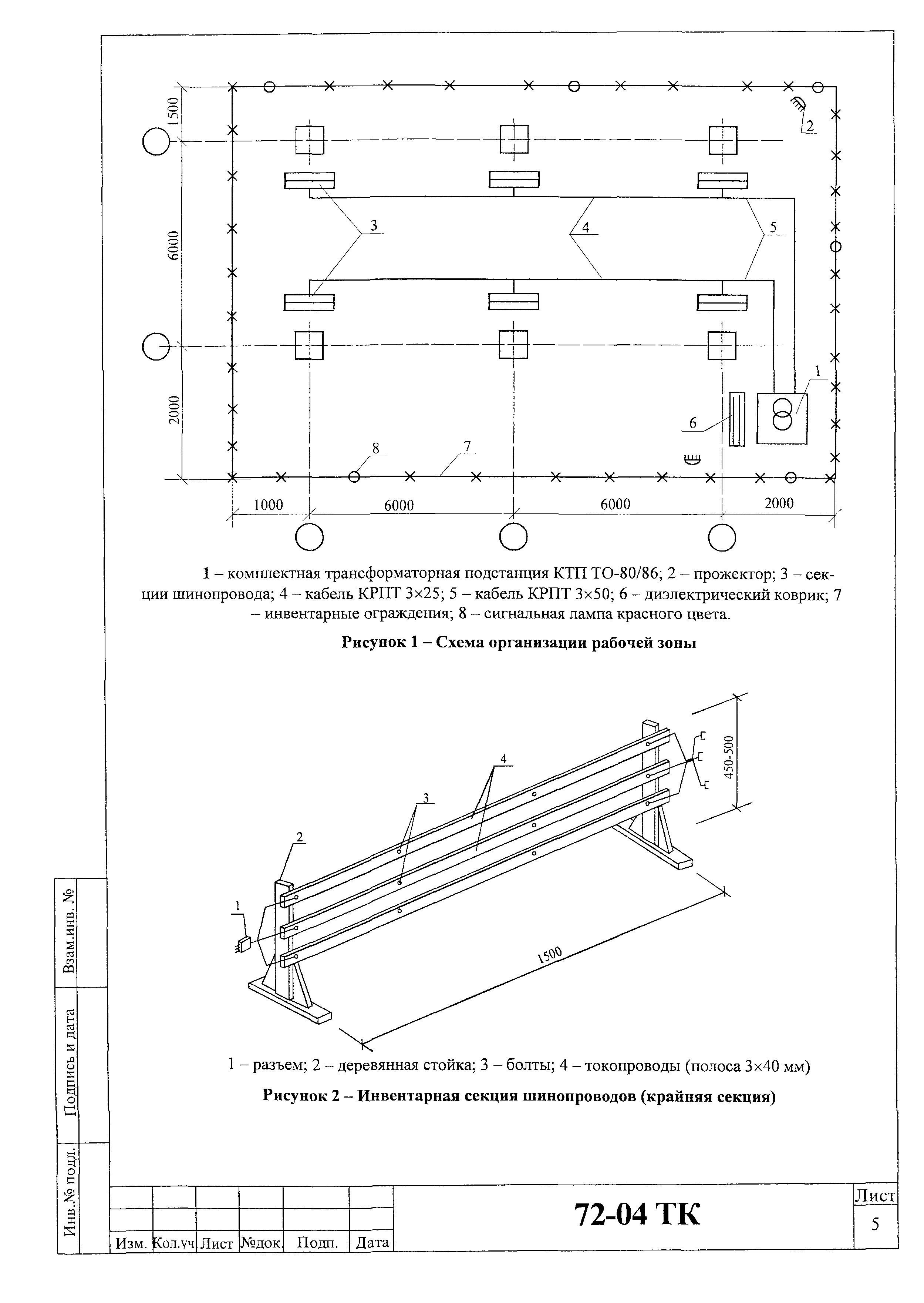 Технологическая карта 72-04 ТК