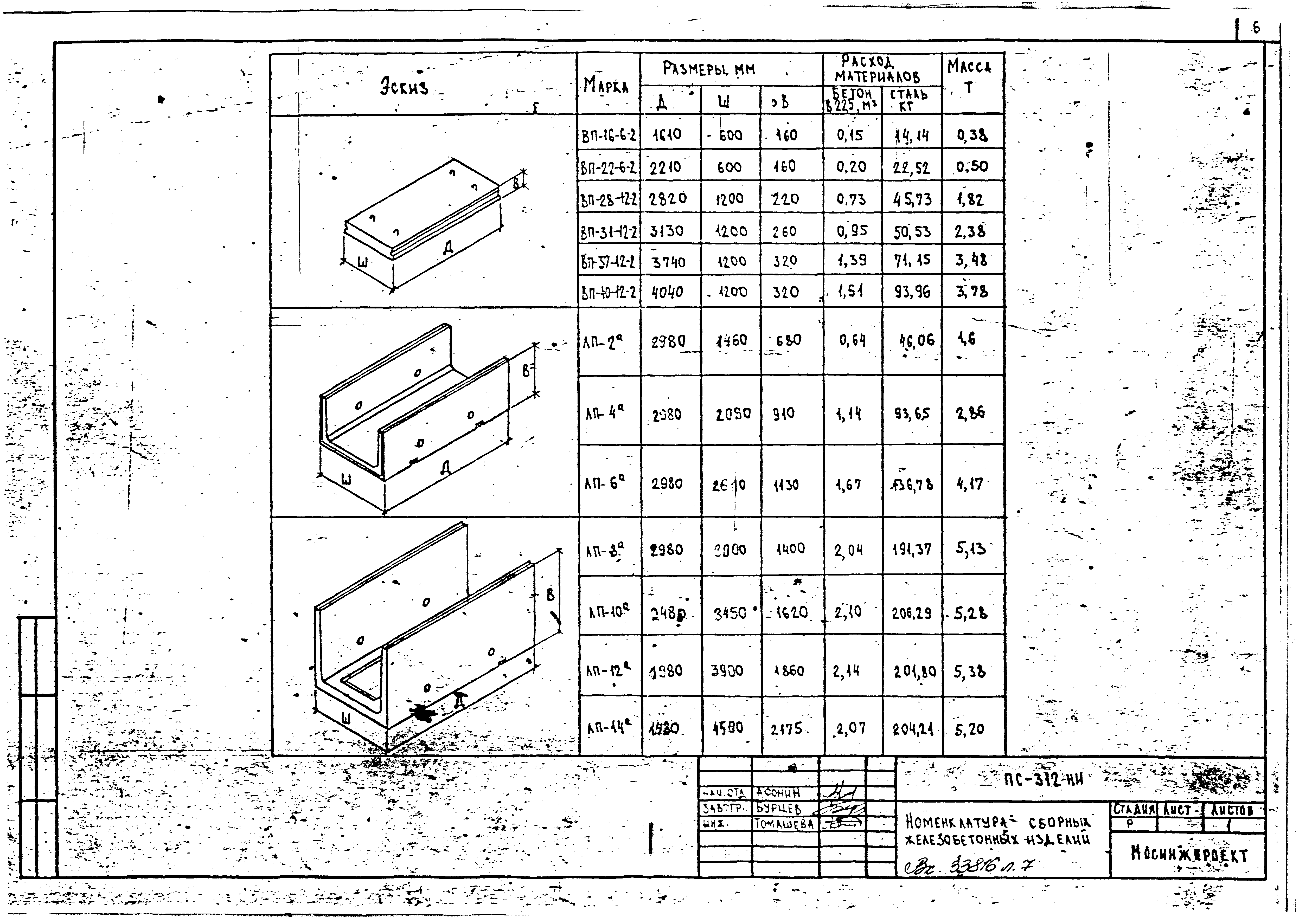 Альбом ПС-312