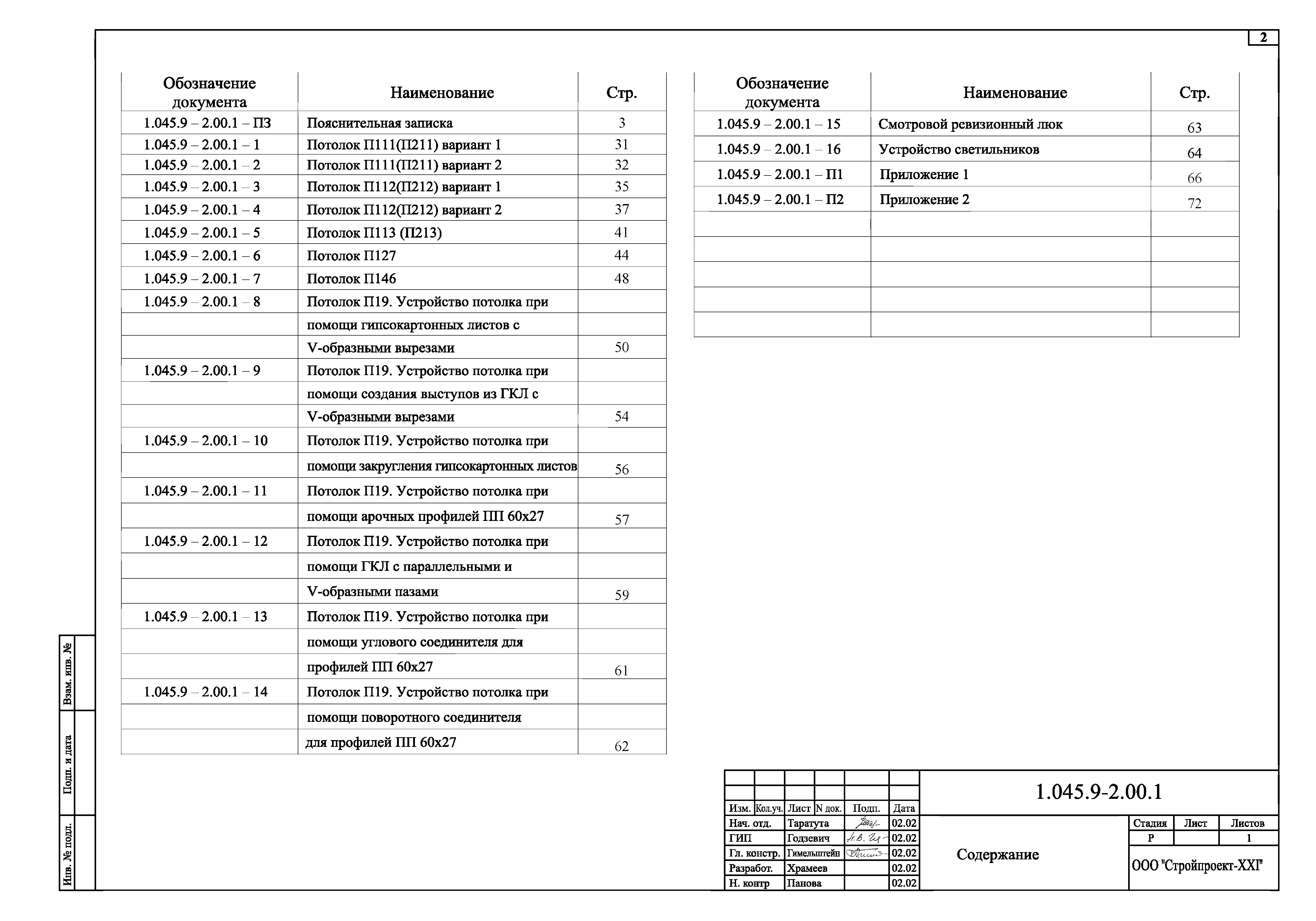 Серия 1.045.9-2.00
