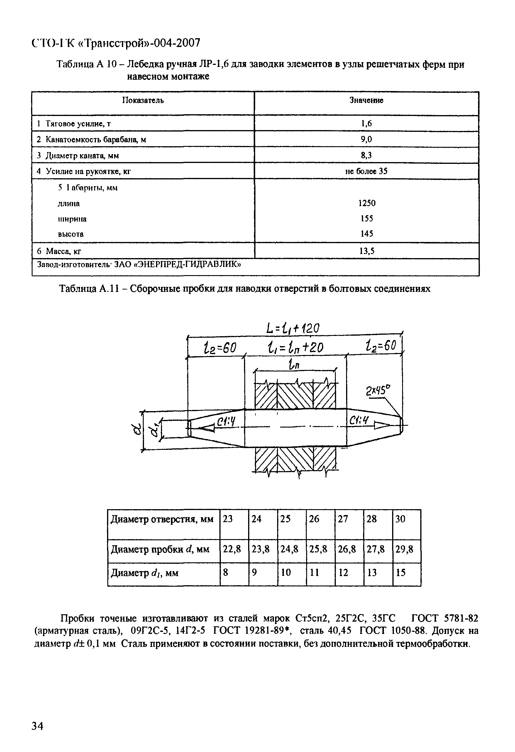 СТО-ГК "Трансстрой" 004-2007