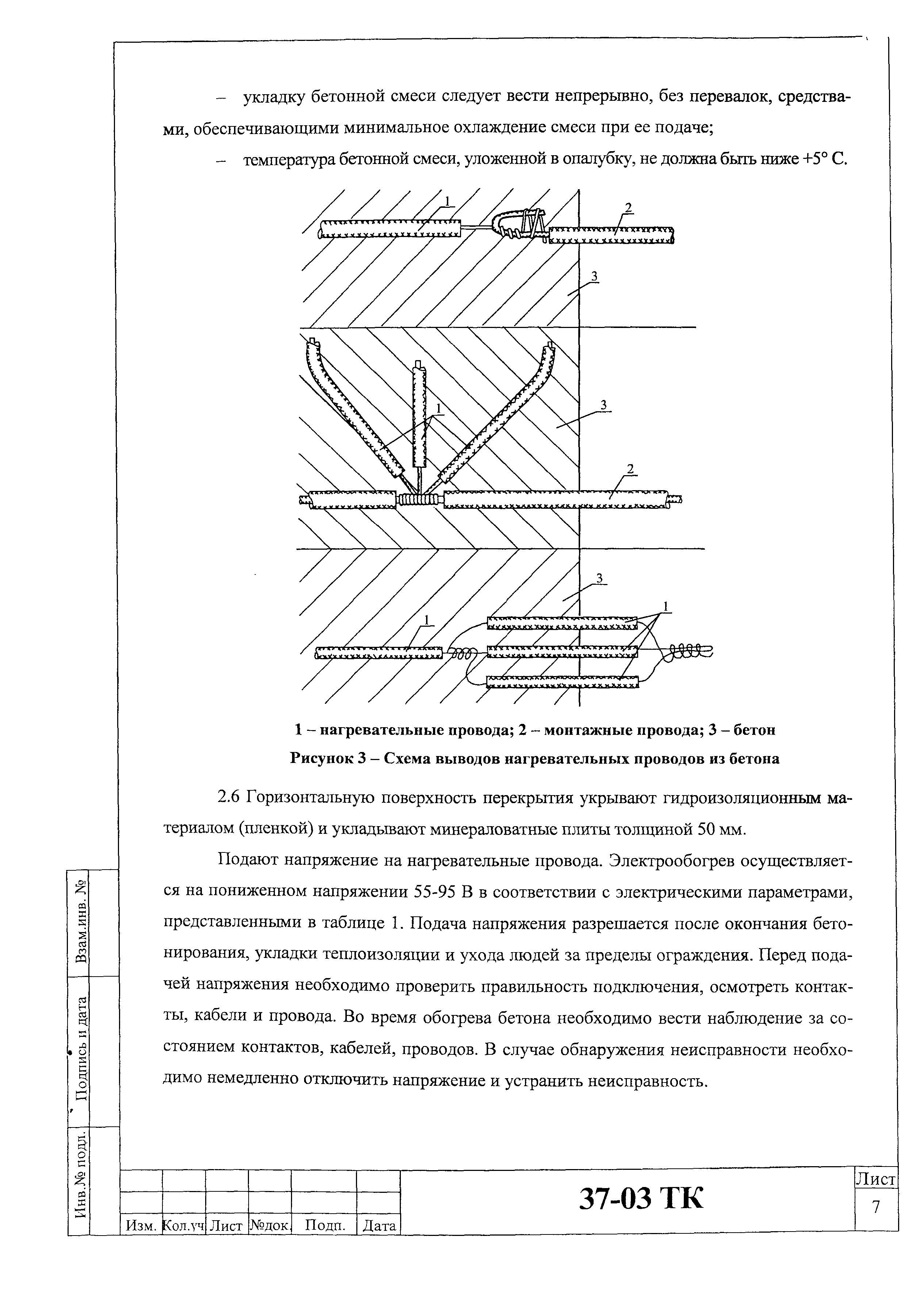 Технологическая карта 37-03 ТК