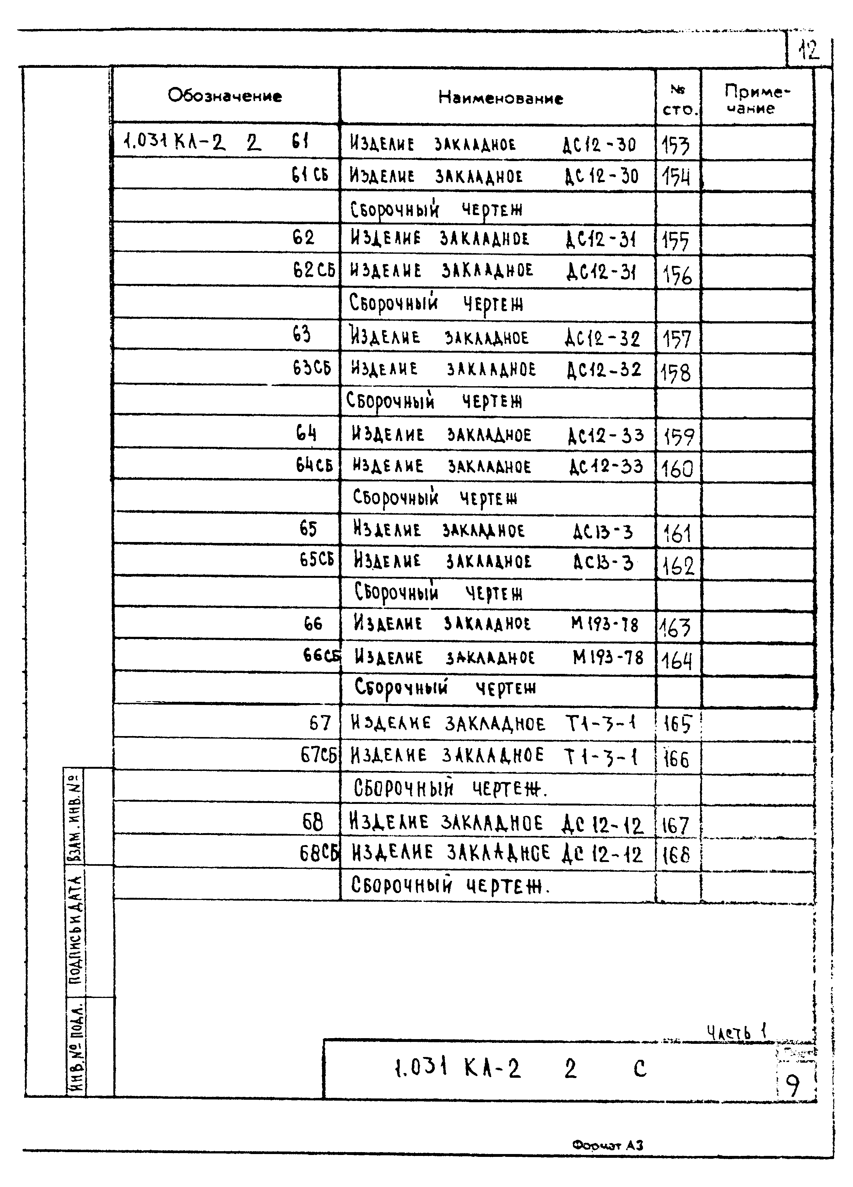 Серия 1.031 КЛ-2