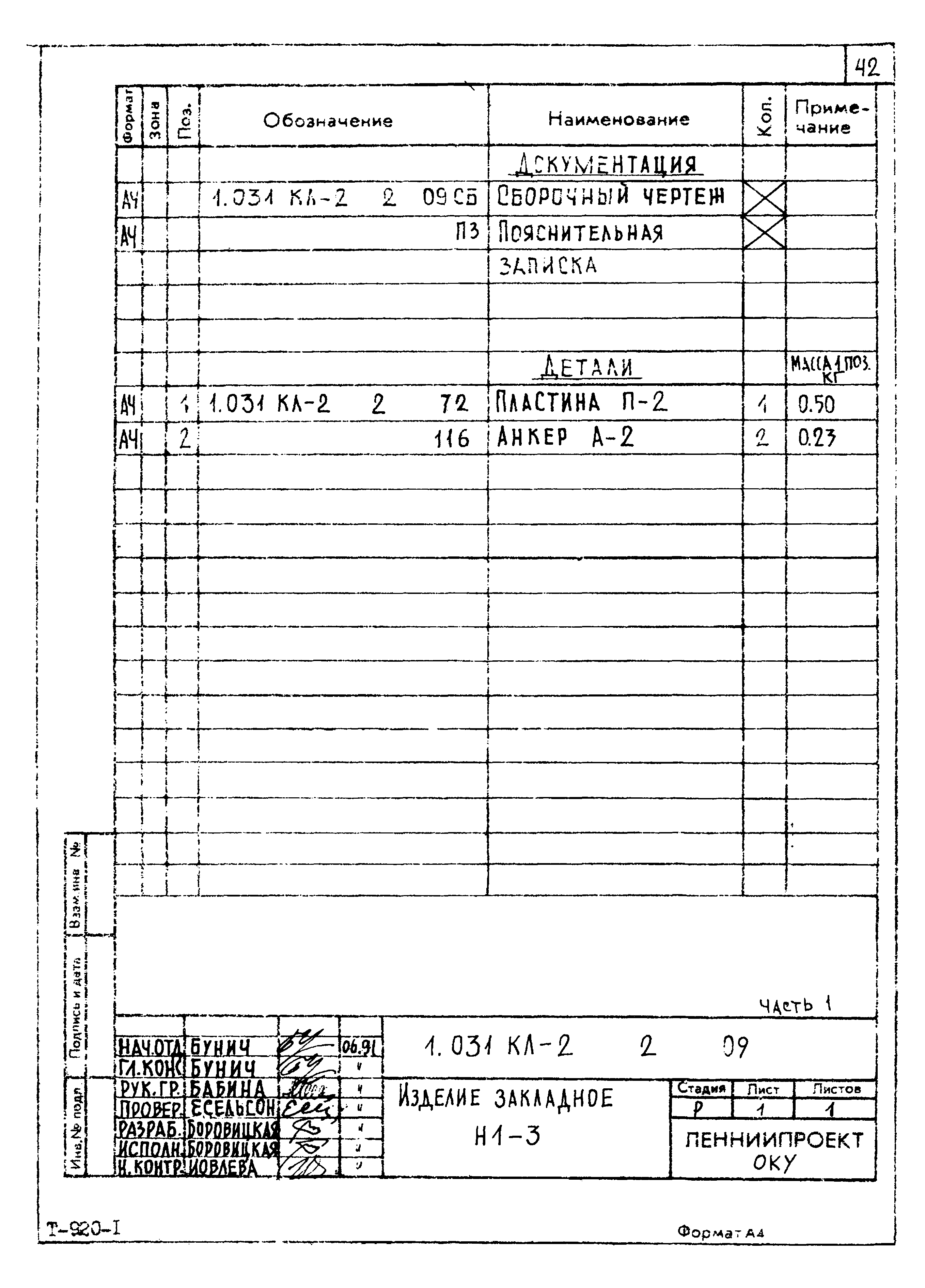 Серия 1.031 КЛ-2