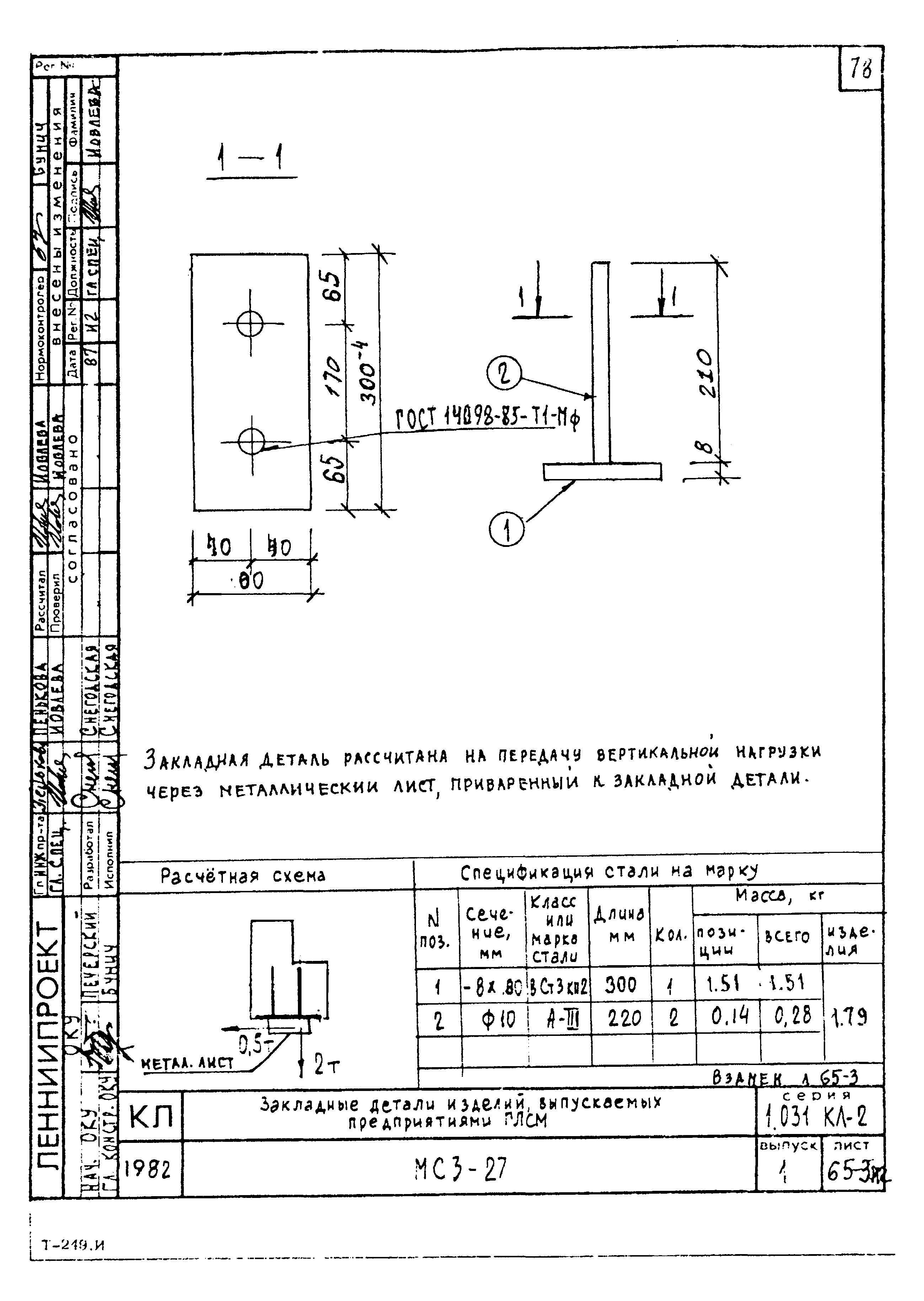 Серия 1.031 КЛ-2