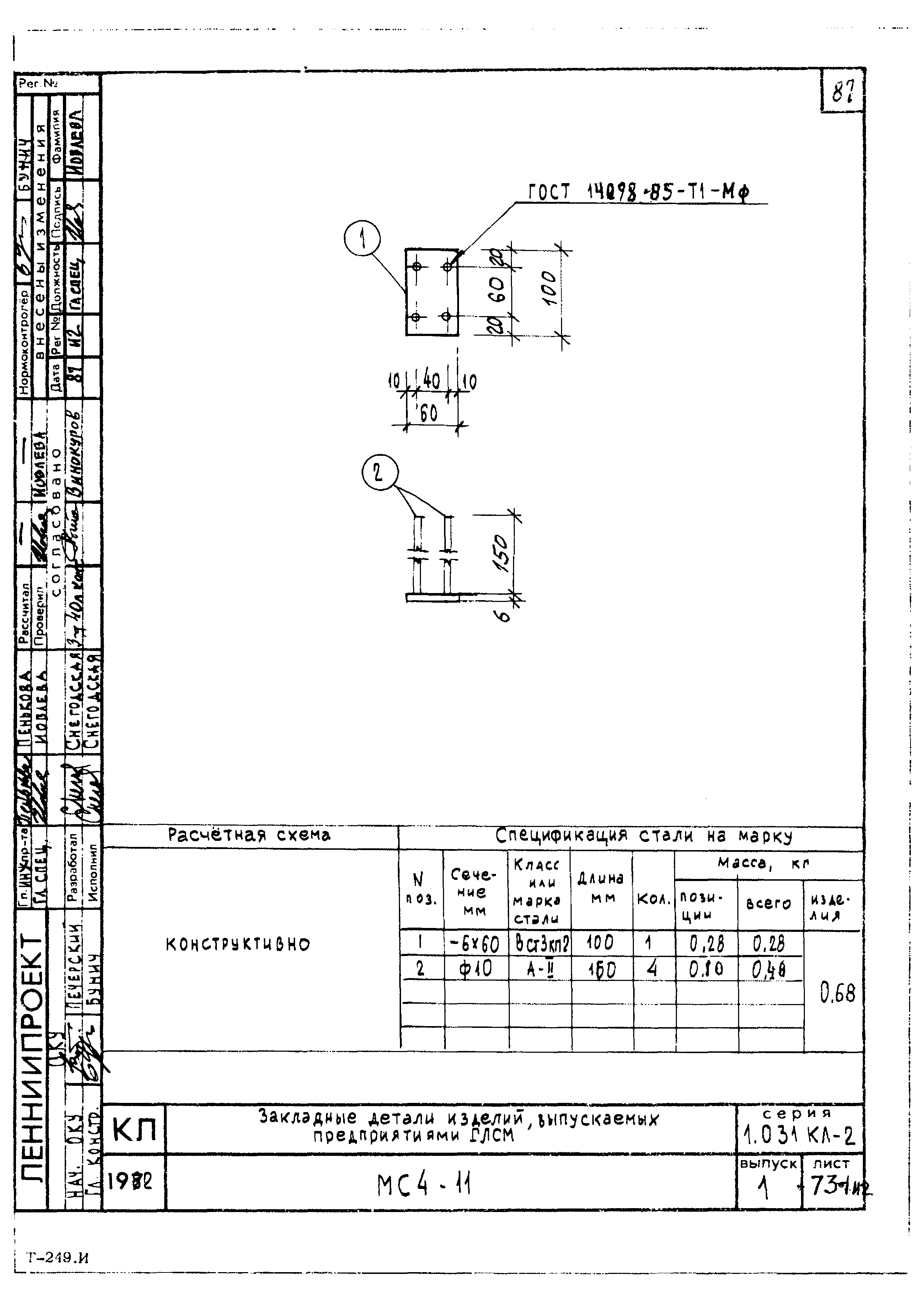 Серия 1.031 КЛ-2