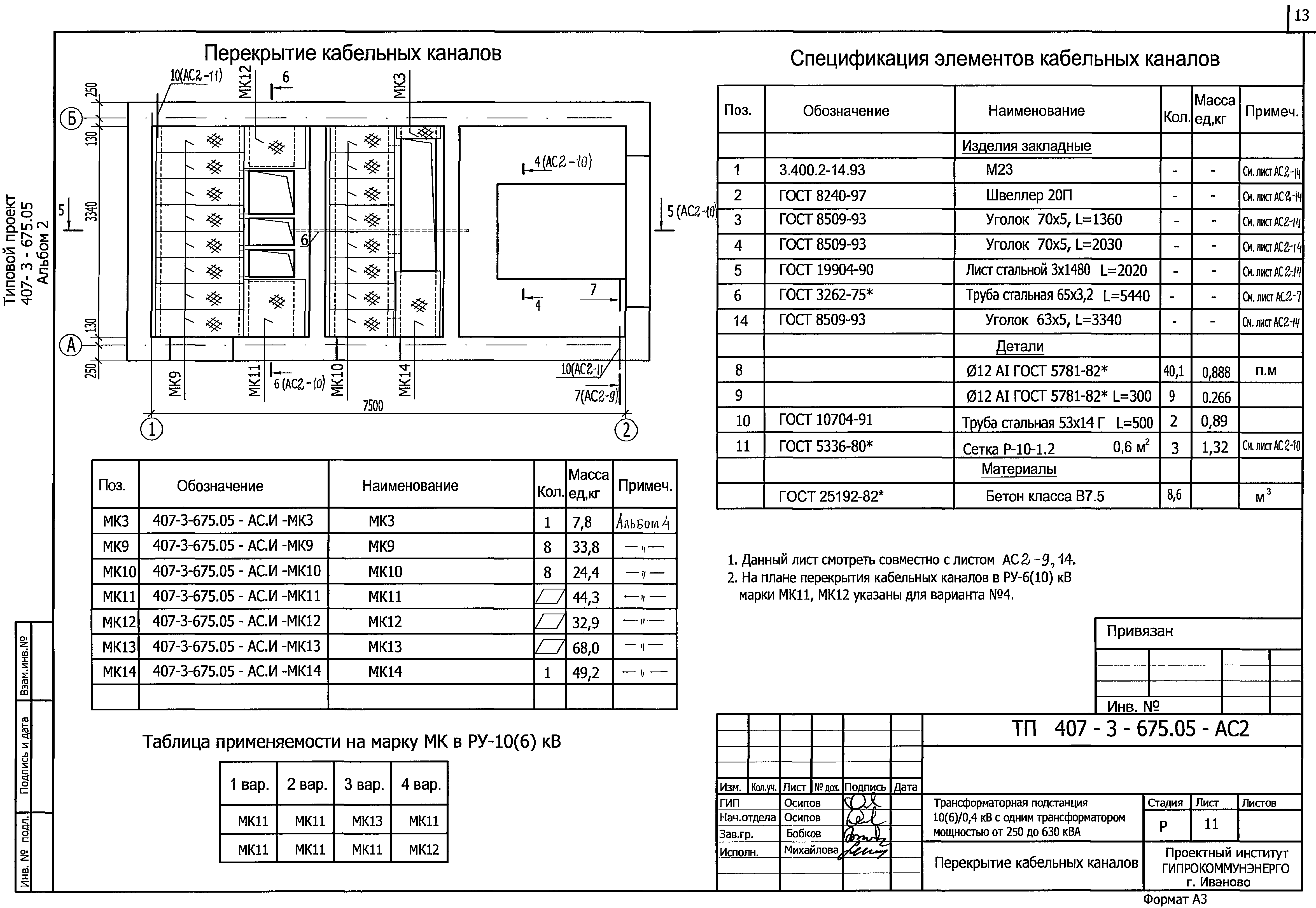 Типовой проект 407-3-675.05