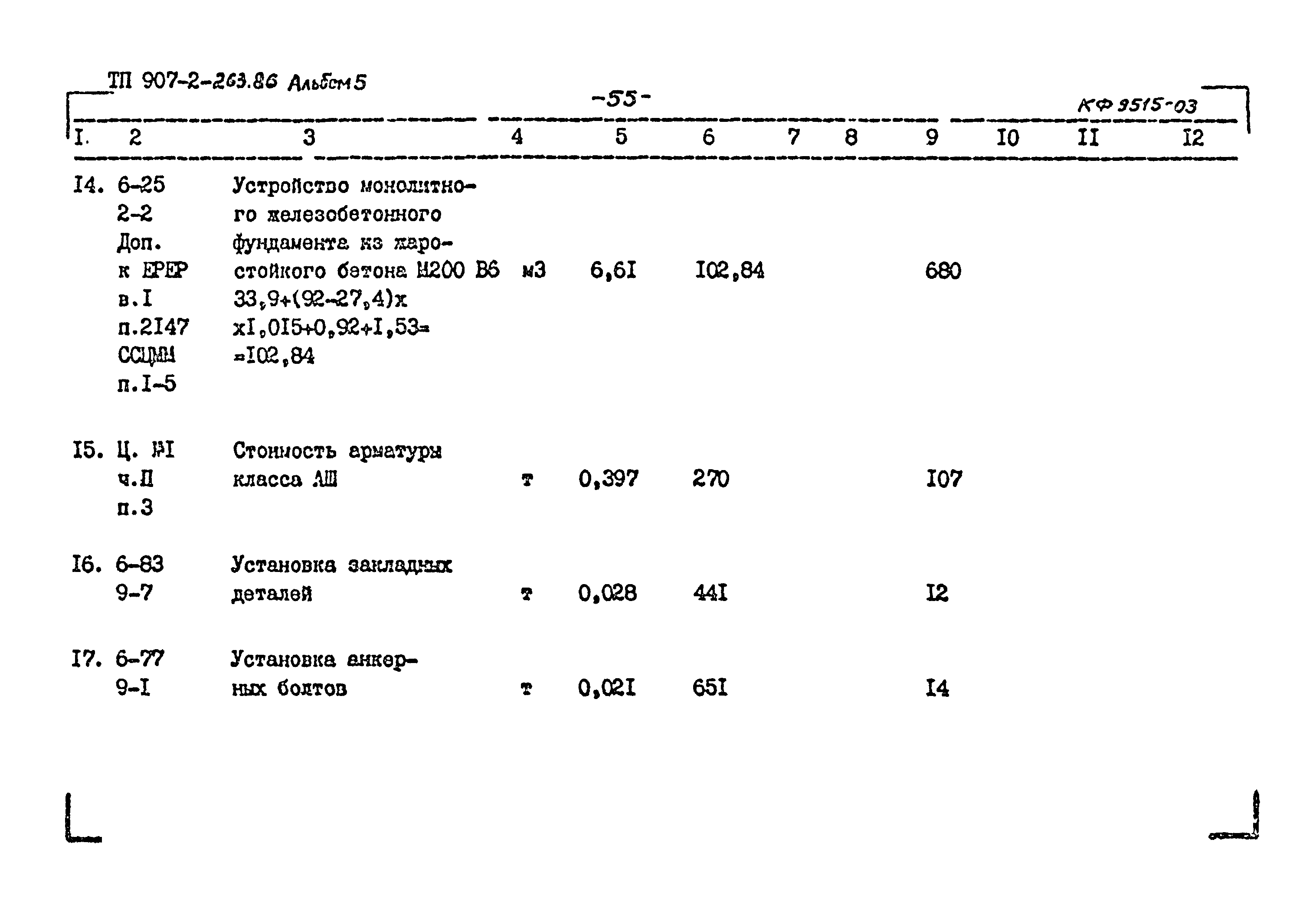 Типовой проект 907-2-263.86