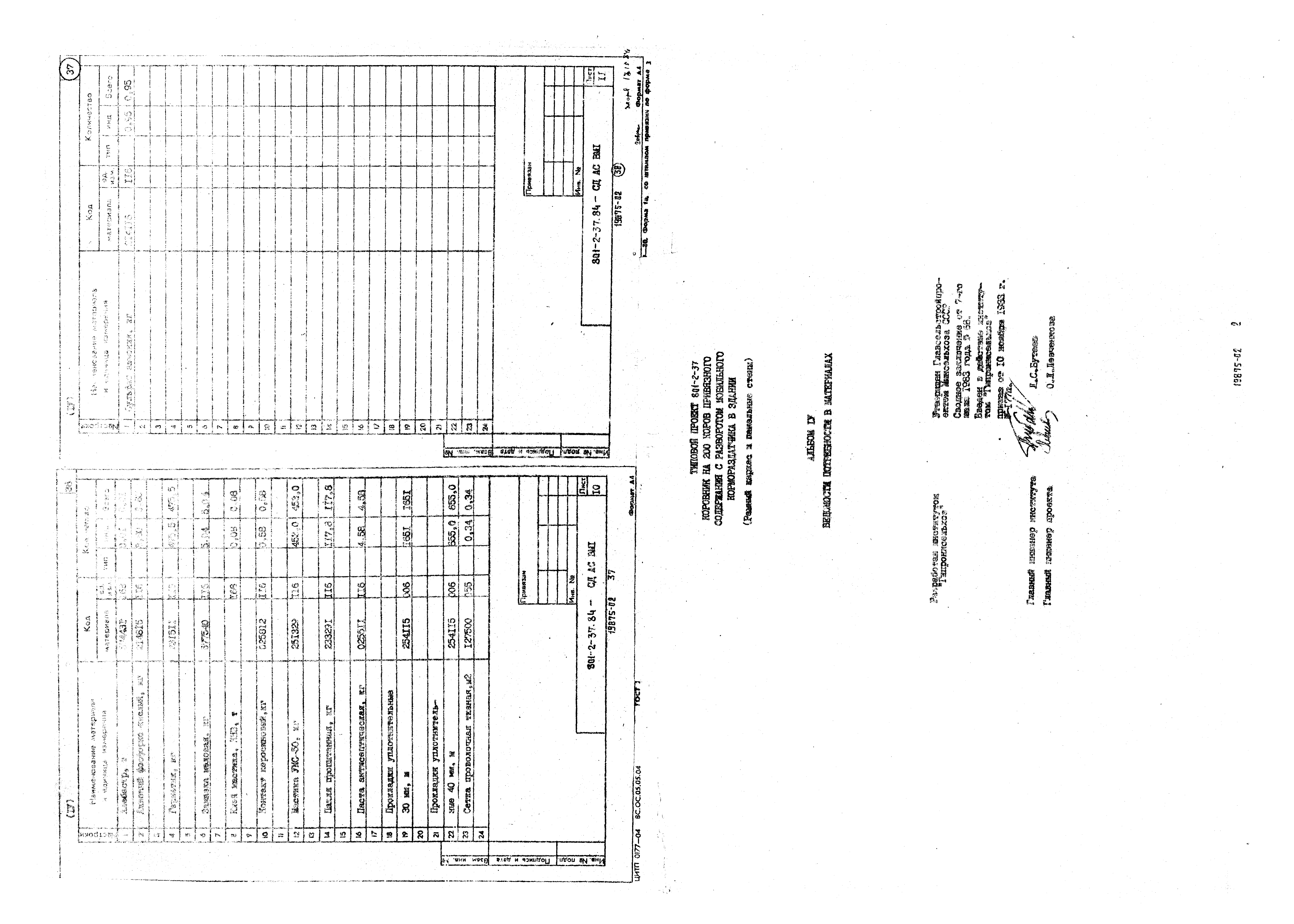 Типовой проект 801-2-37.84