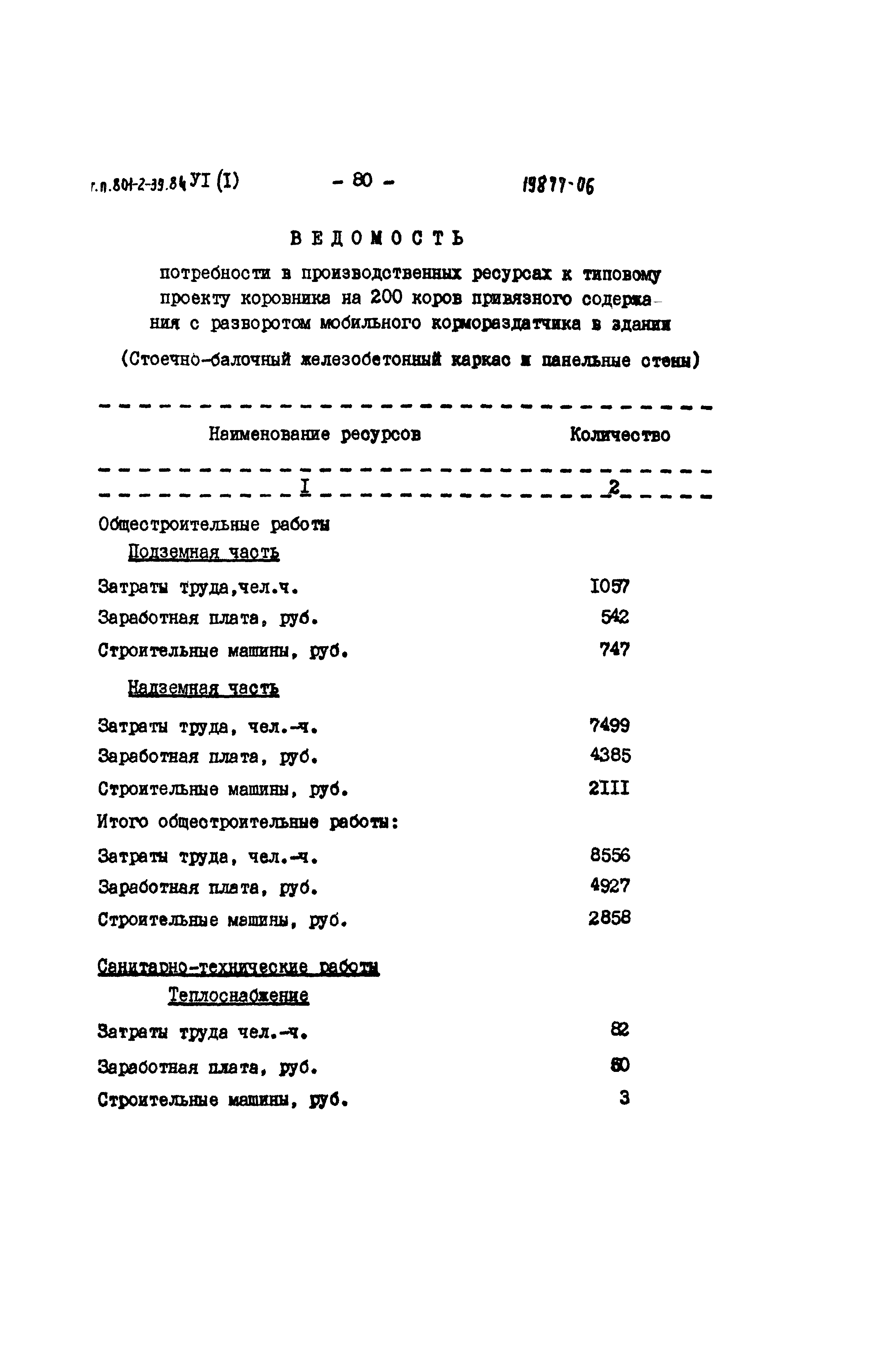 Типовой проект 801-2-39.84