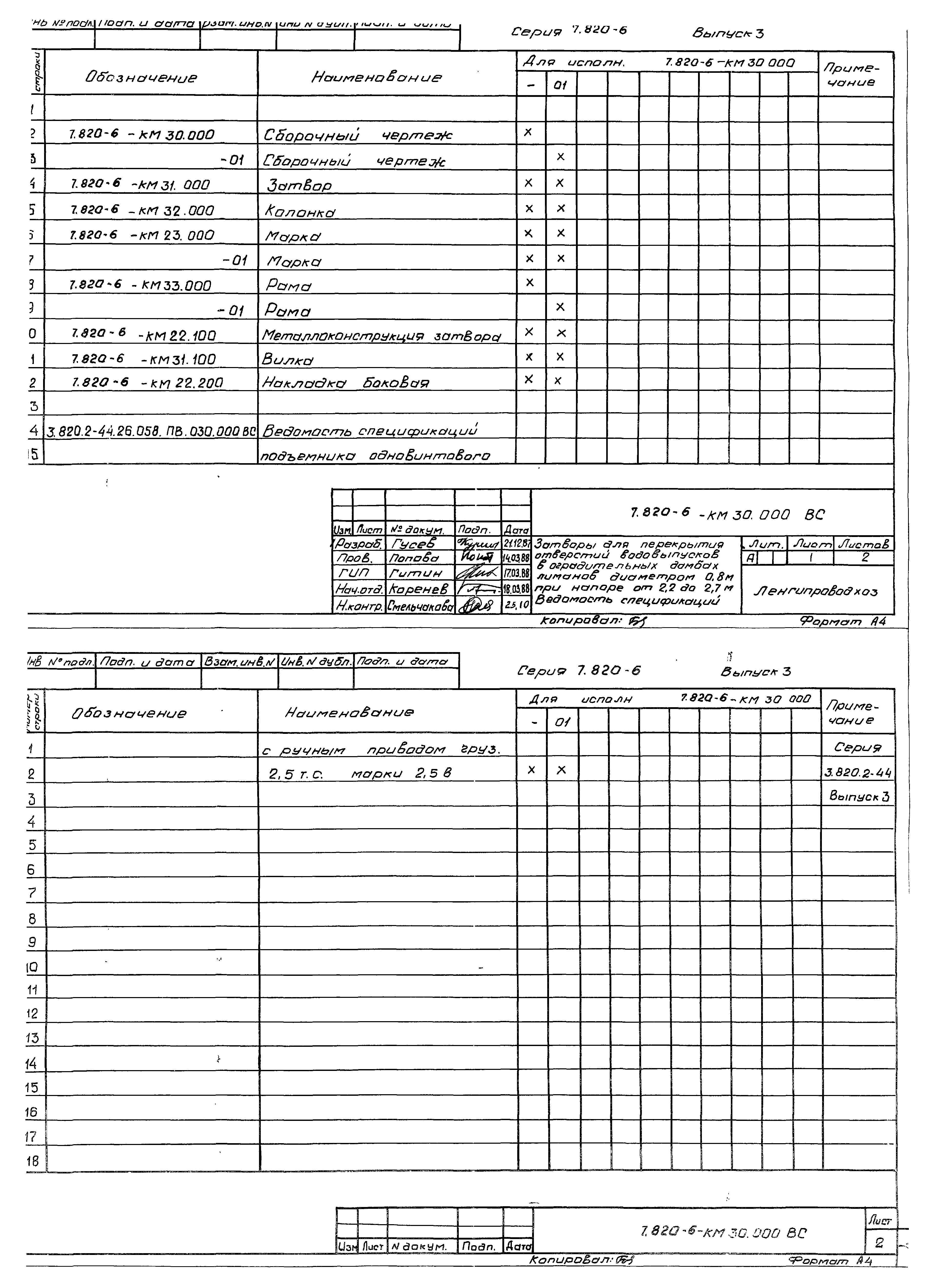 Серия 7.820-6