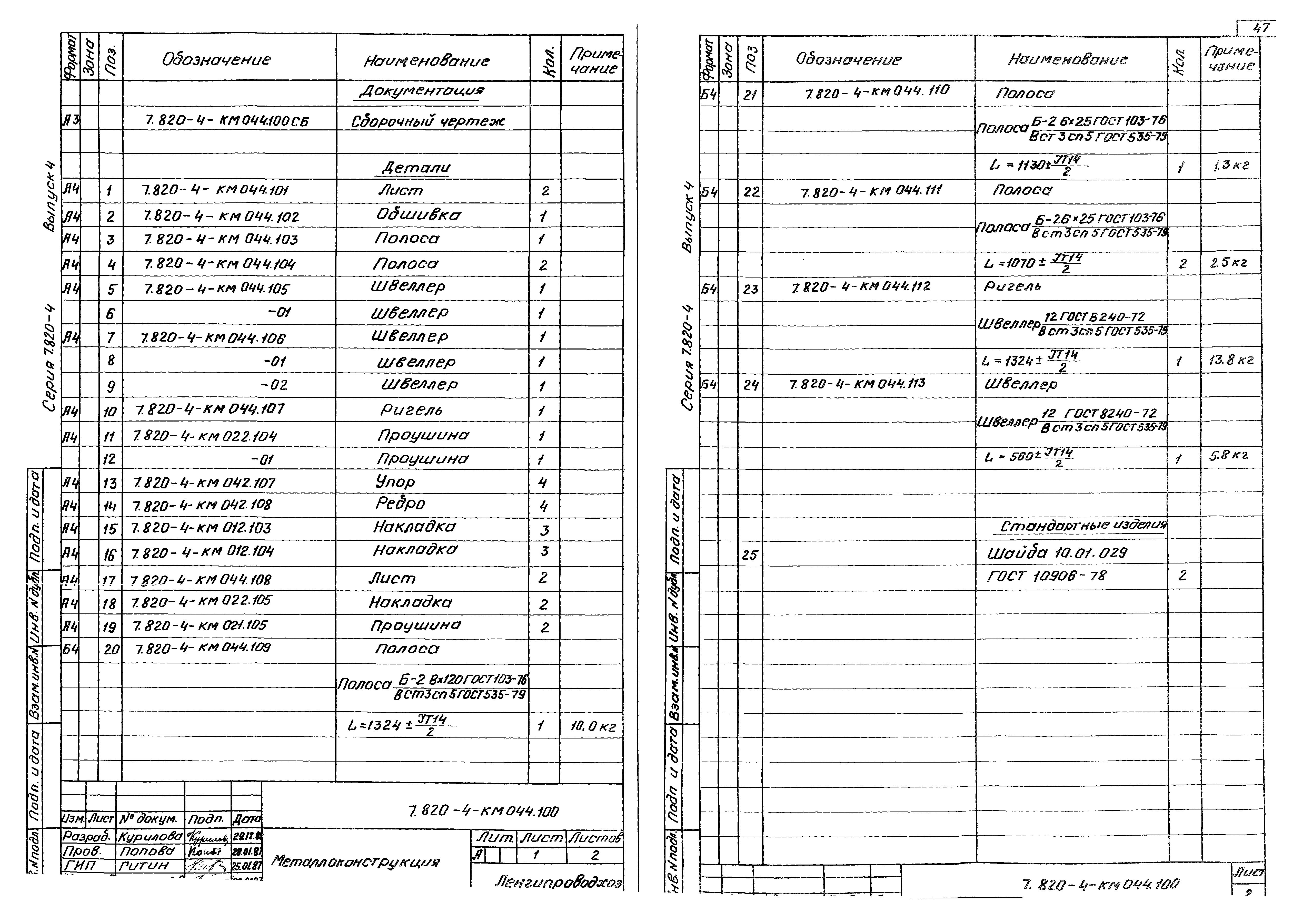 Серия 7.820-4