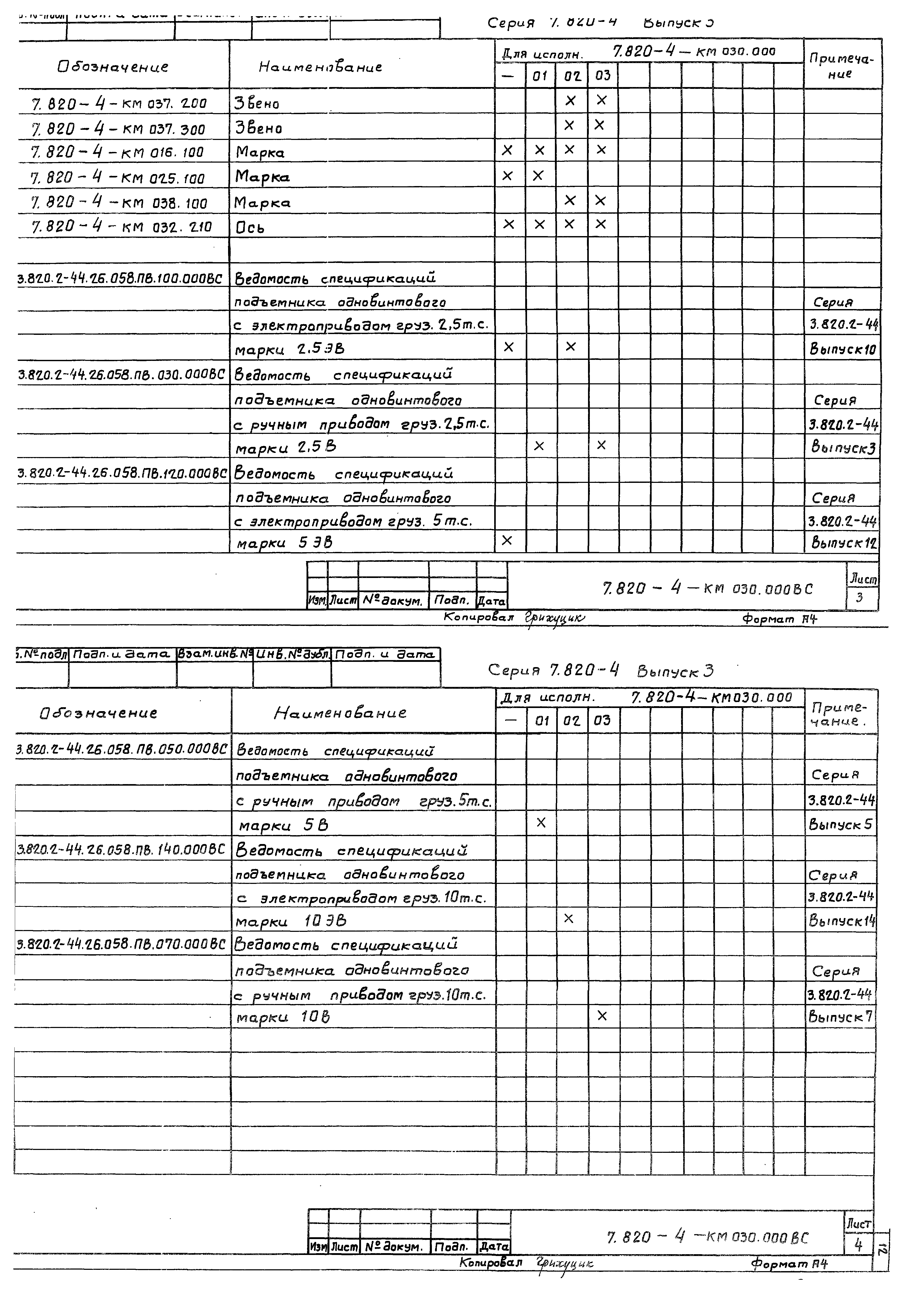 Серия 7.820-4