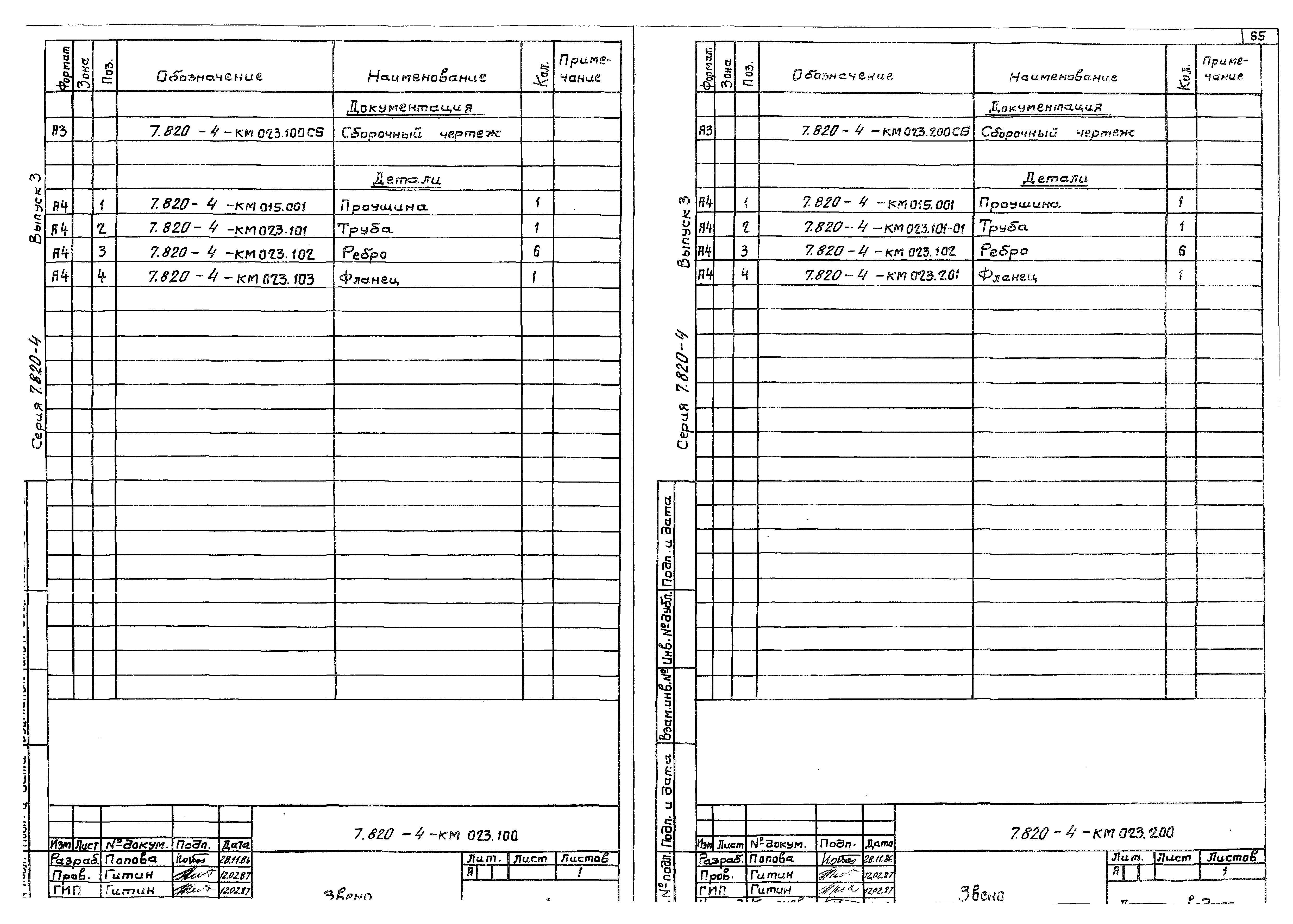 Серия 7.820-4