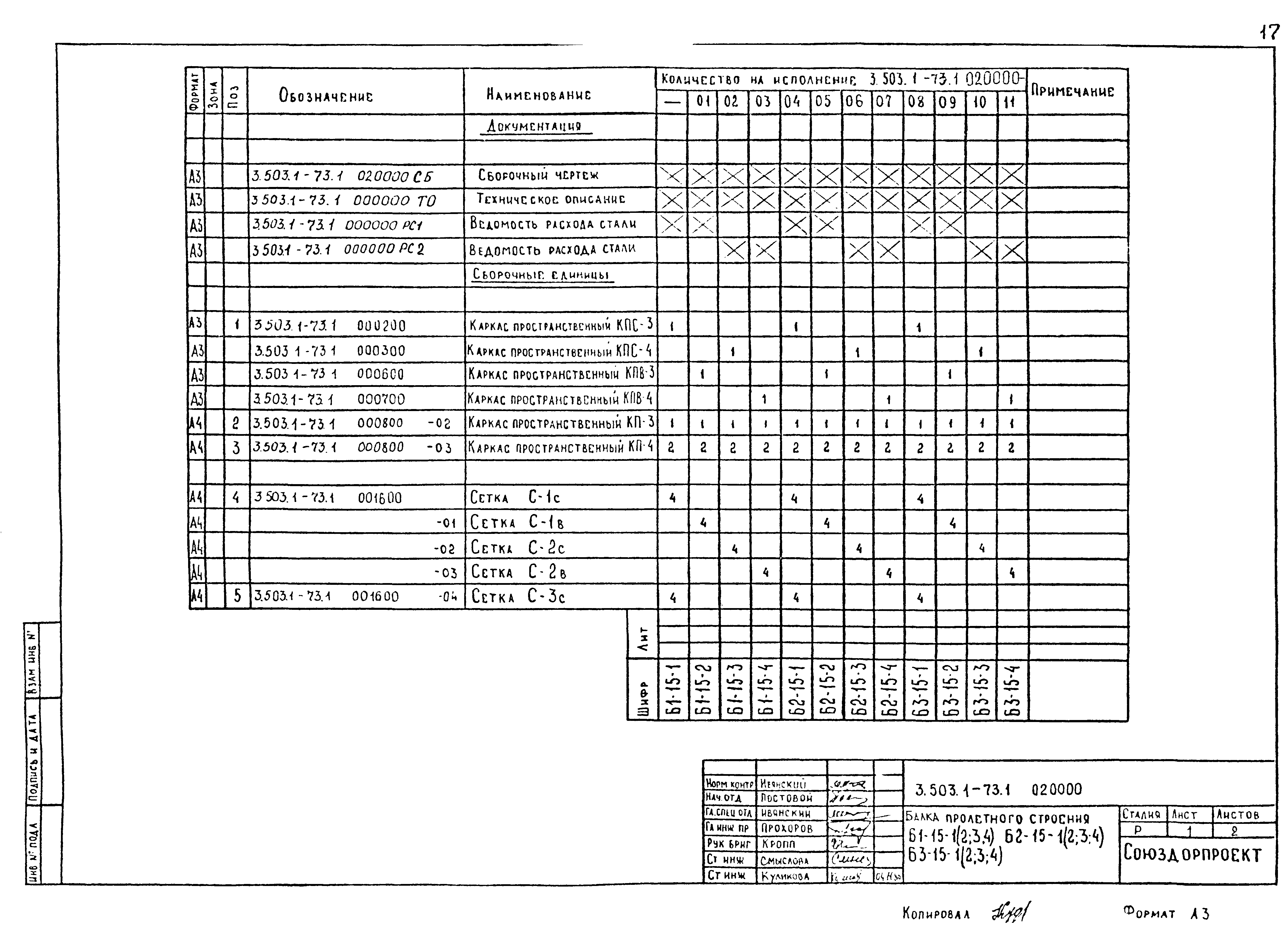 Серия 3.503.1-73