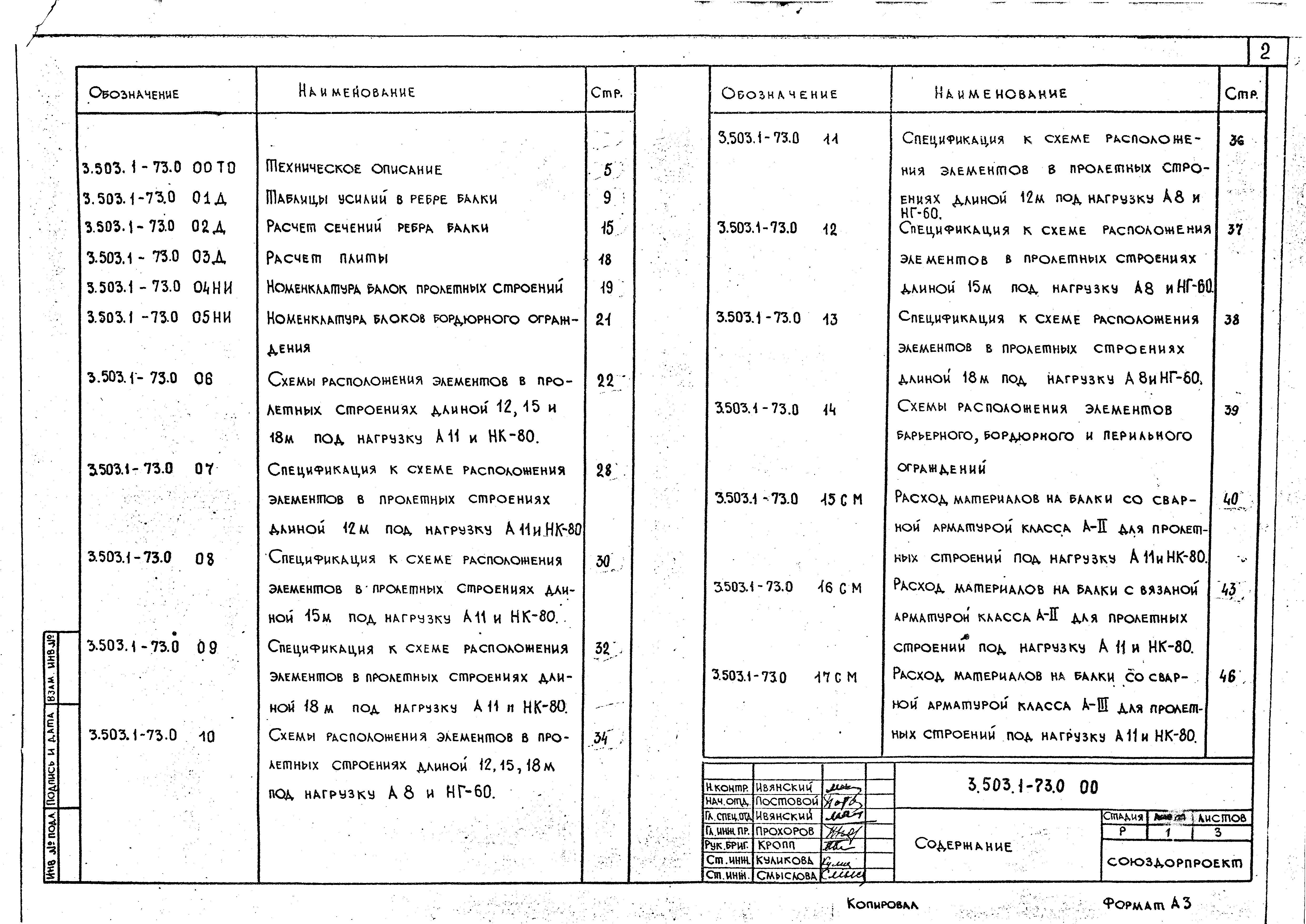 Серия 3.503.1-73