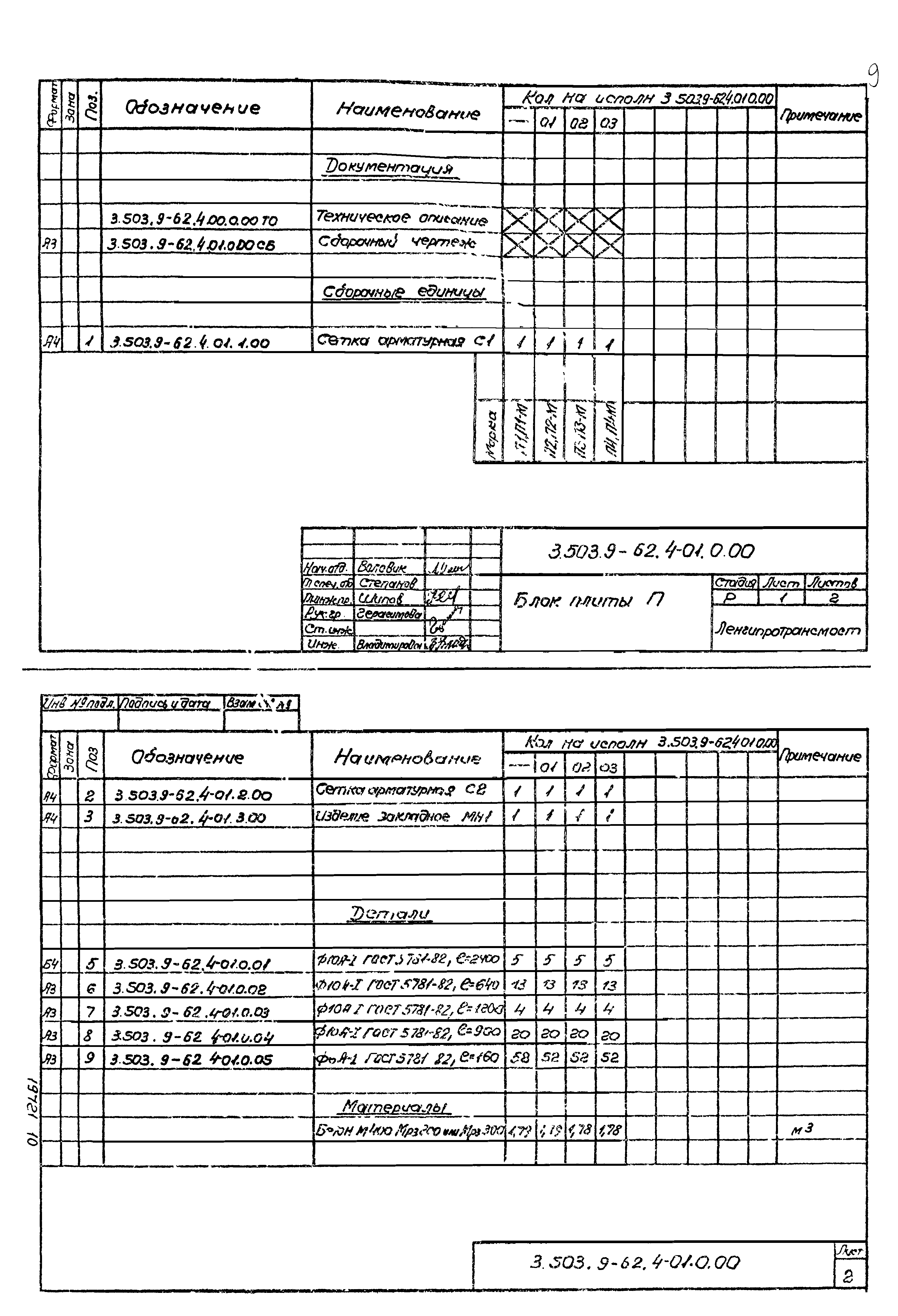 Серия 3.503.9-62