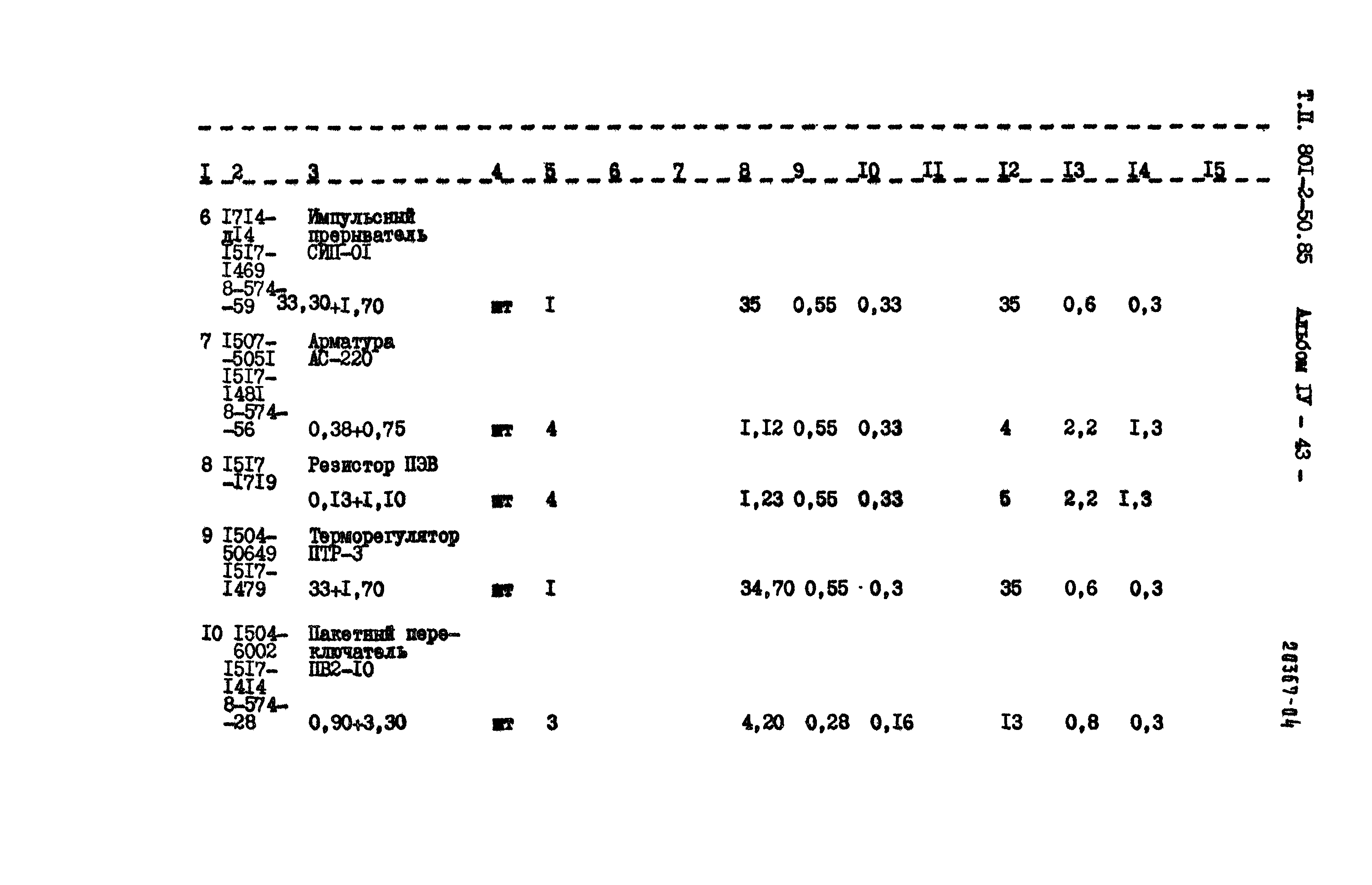 Типовой проект 801-2-50.85