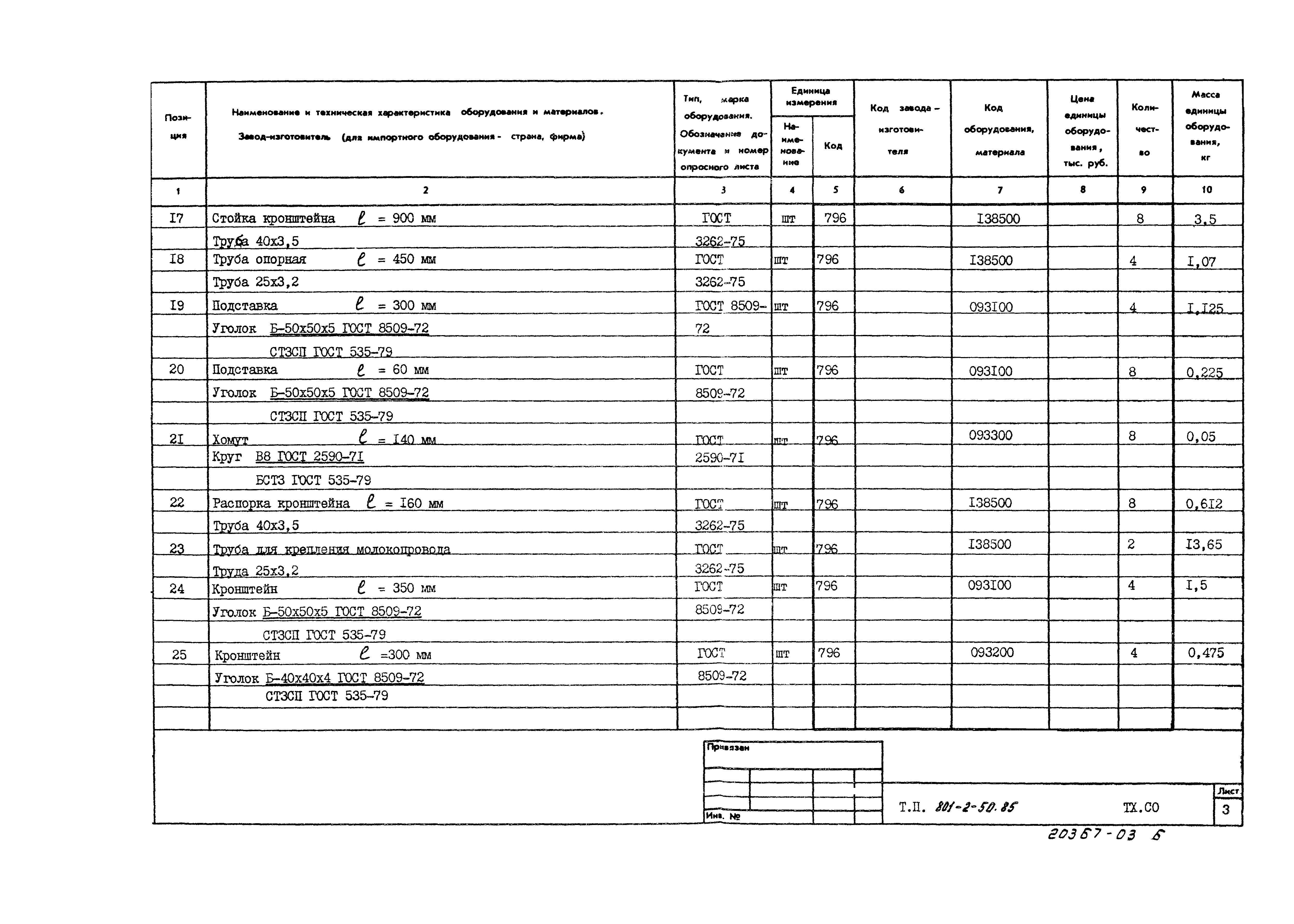 Типовой проект 801-2-50.85