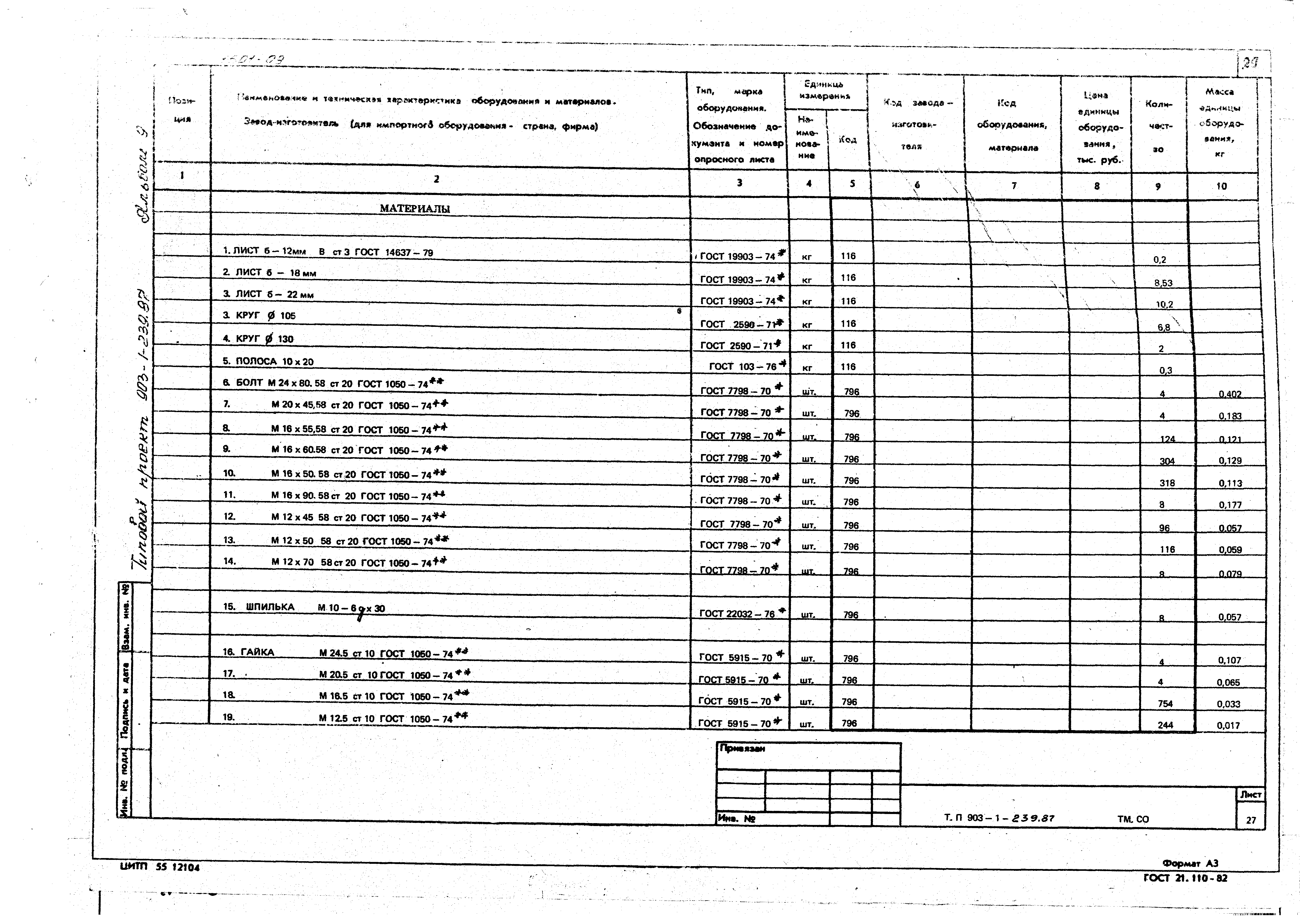 Типовой проект 903-1-239.87