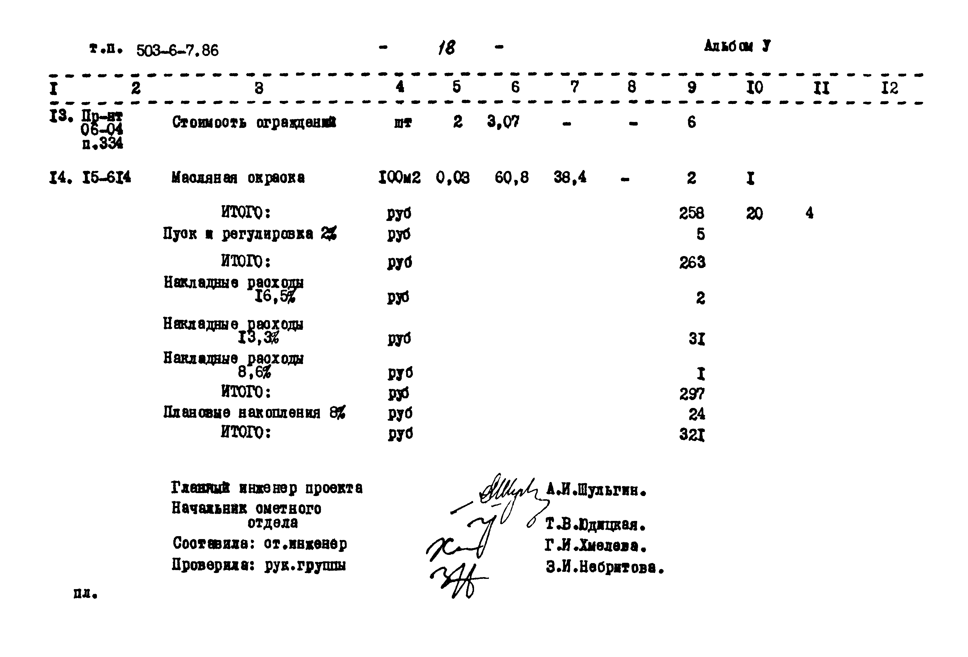 Типовой проект 503-6-7.86