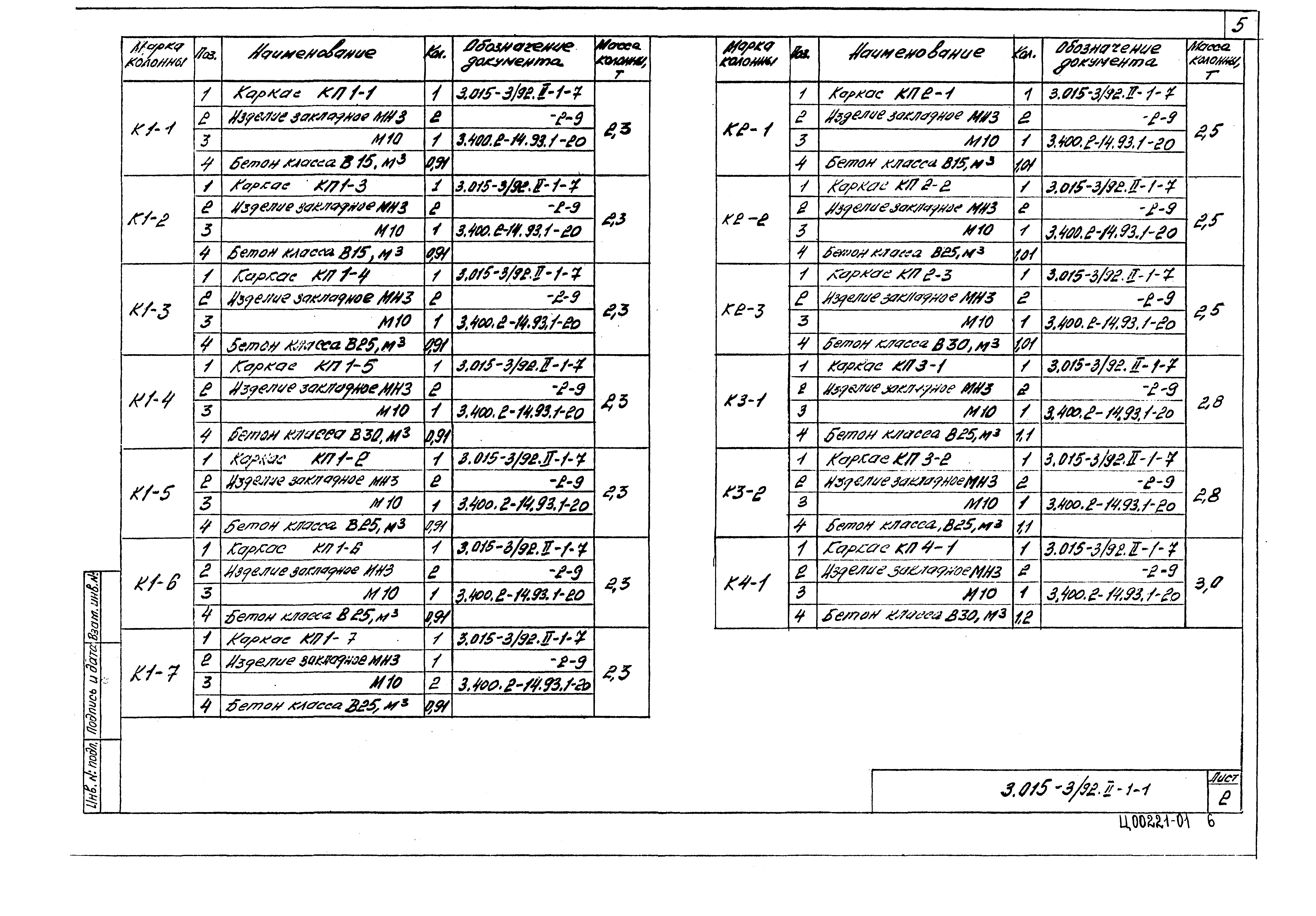 Серия 3.015-3/92