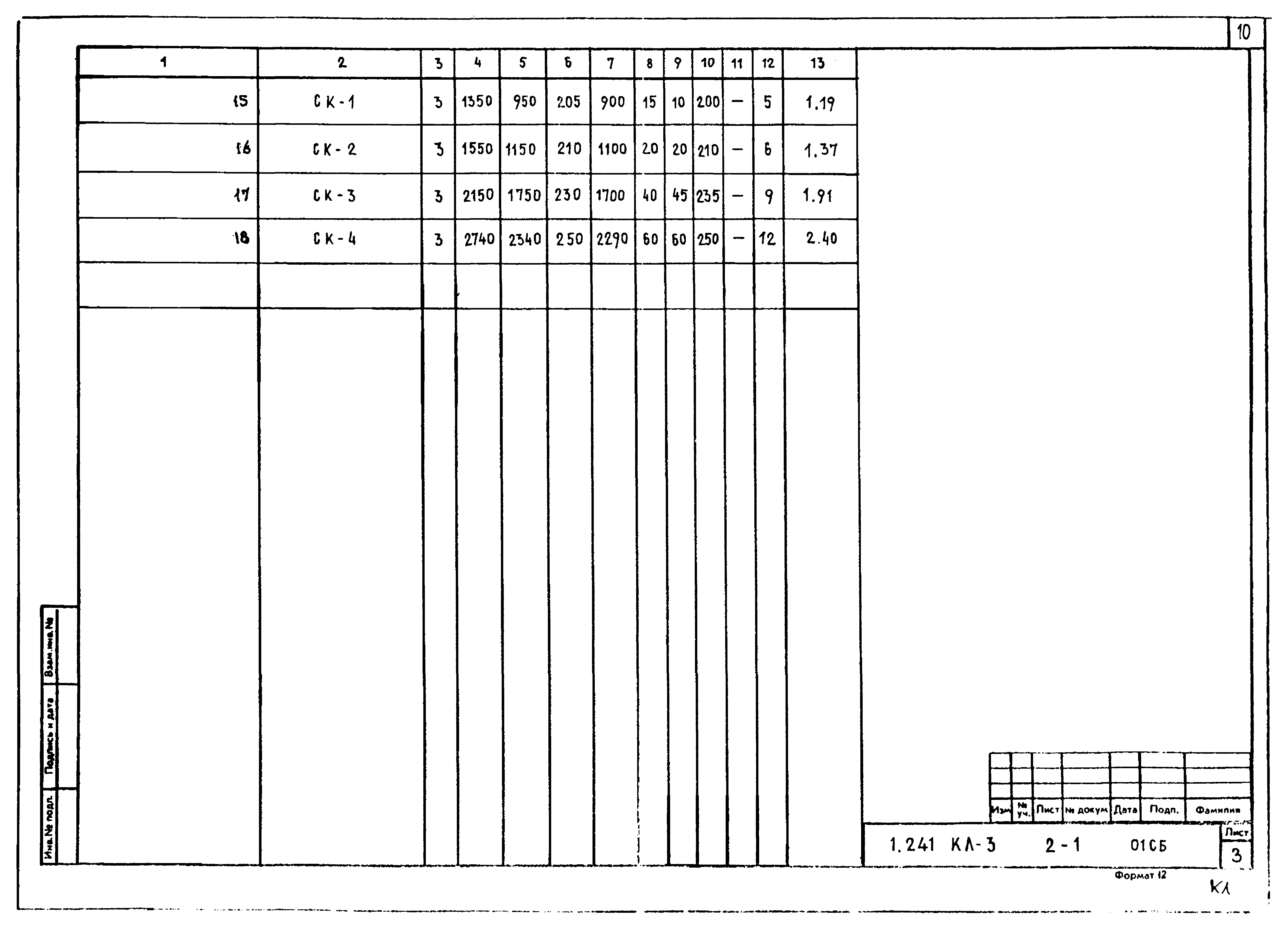 Серия 1.241.1 КЛ-3