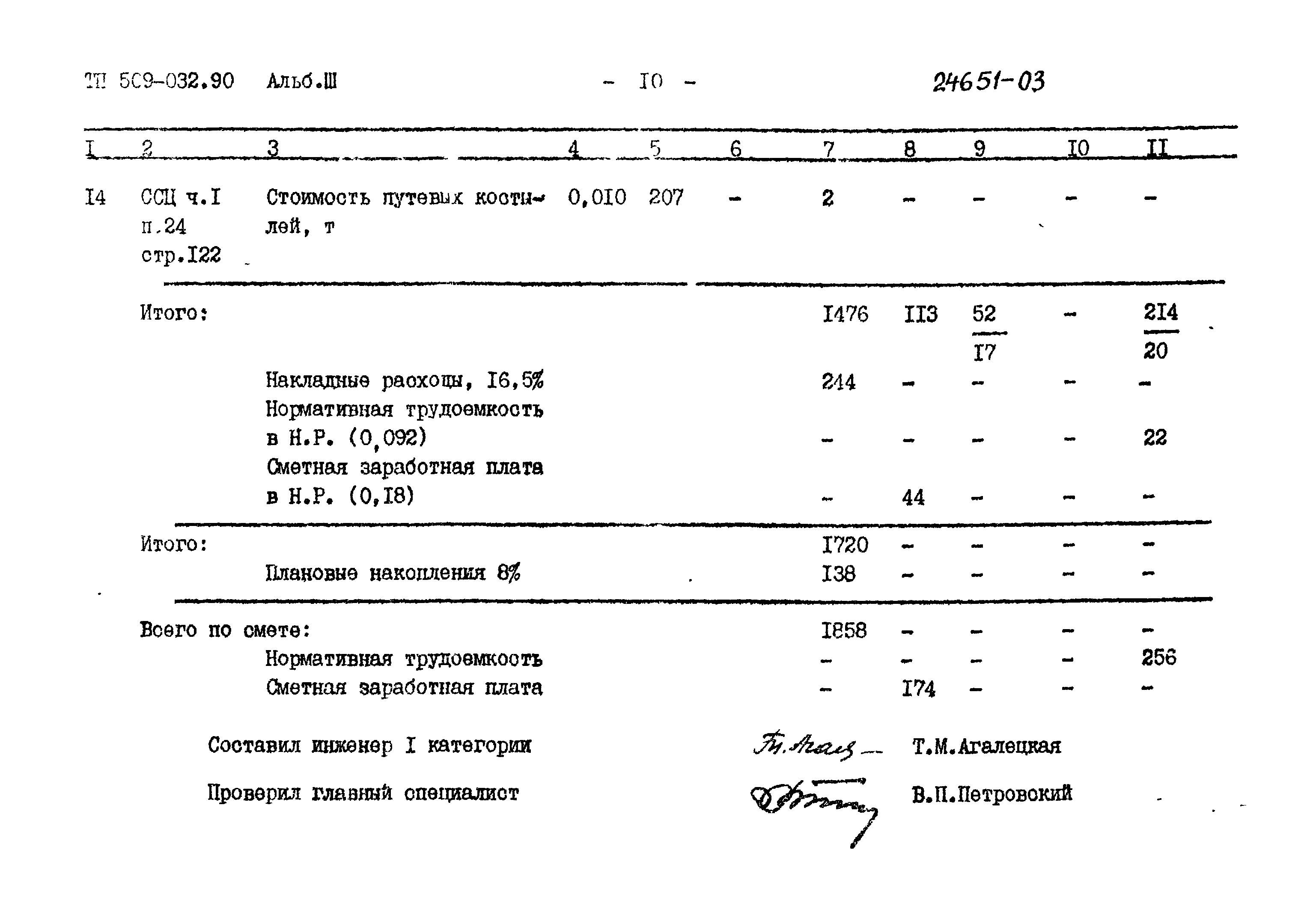 Типовые проектные решения 509-032.90