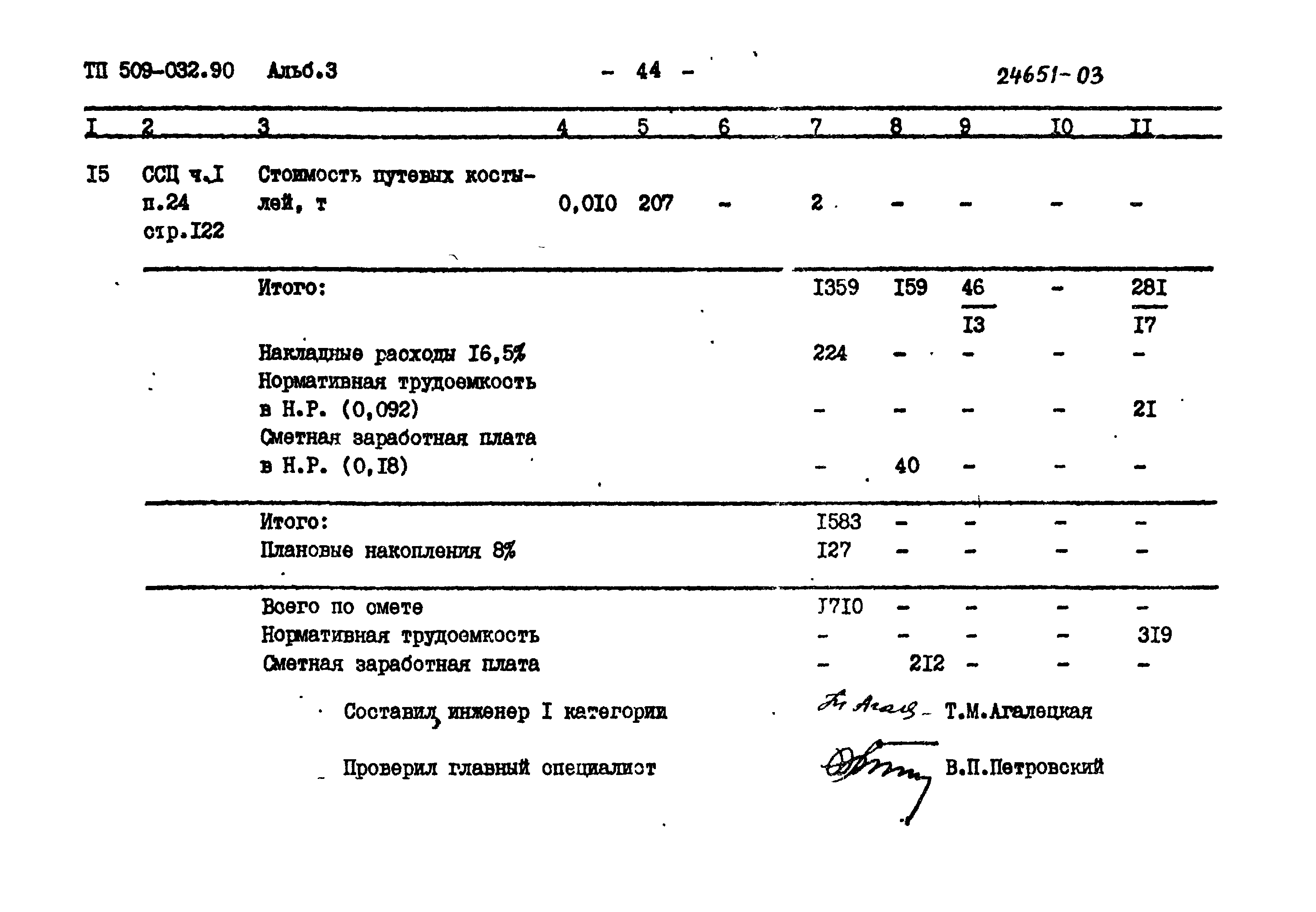 Типовые проектные решения 509-032.90