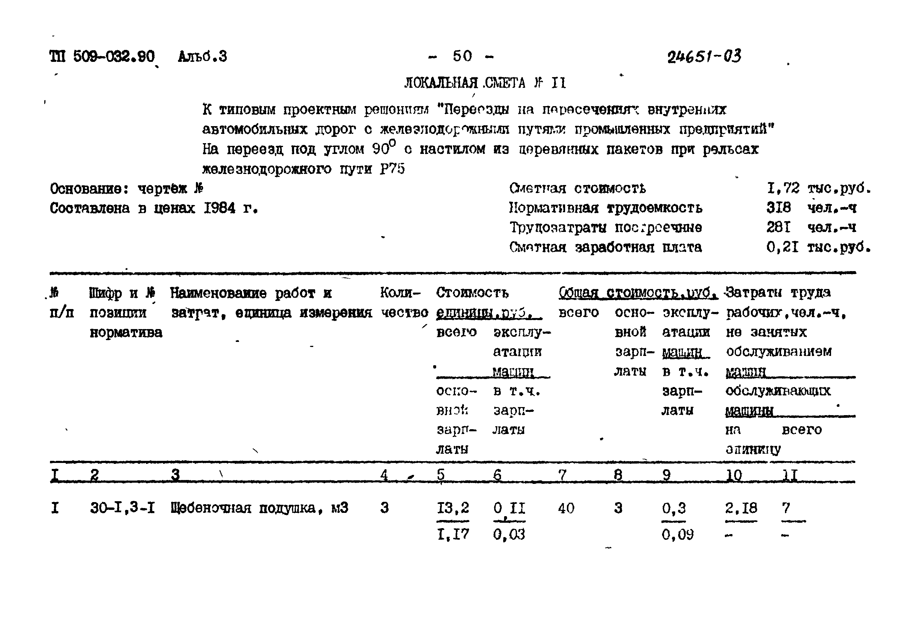 Типовые проектные решения 509-032.90