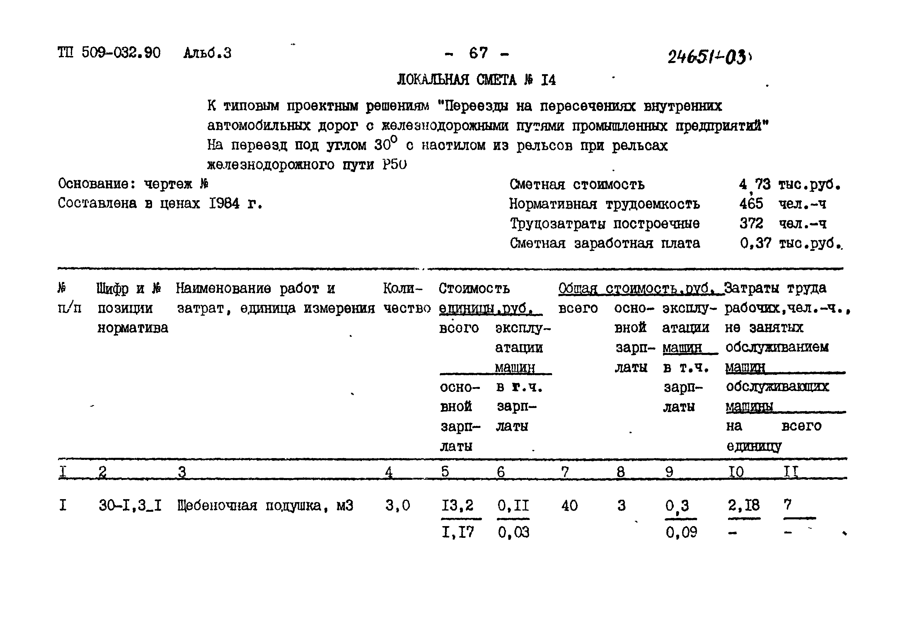 Типовые проектные решения 509-032.90