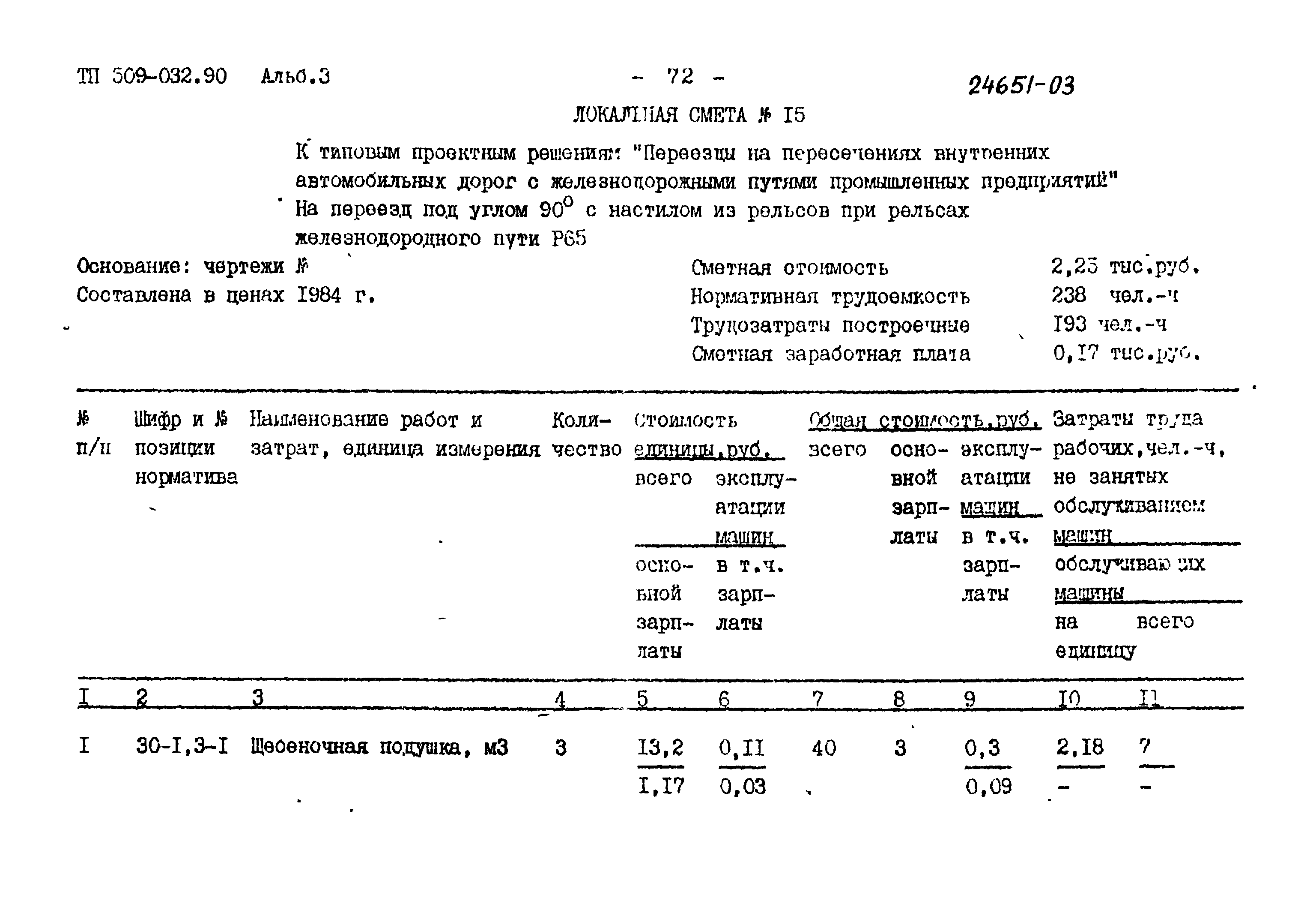 Типовые проектные решения 509-032.90