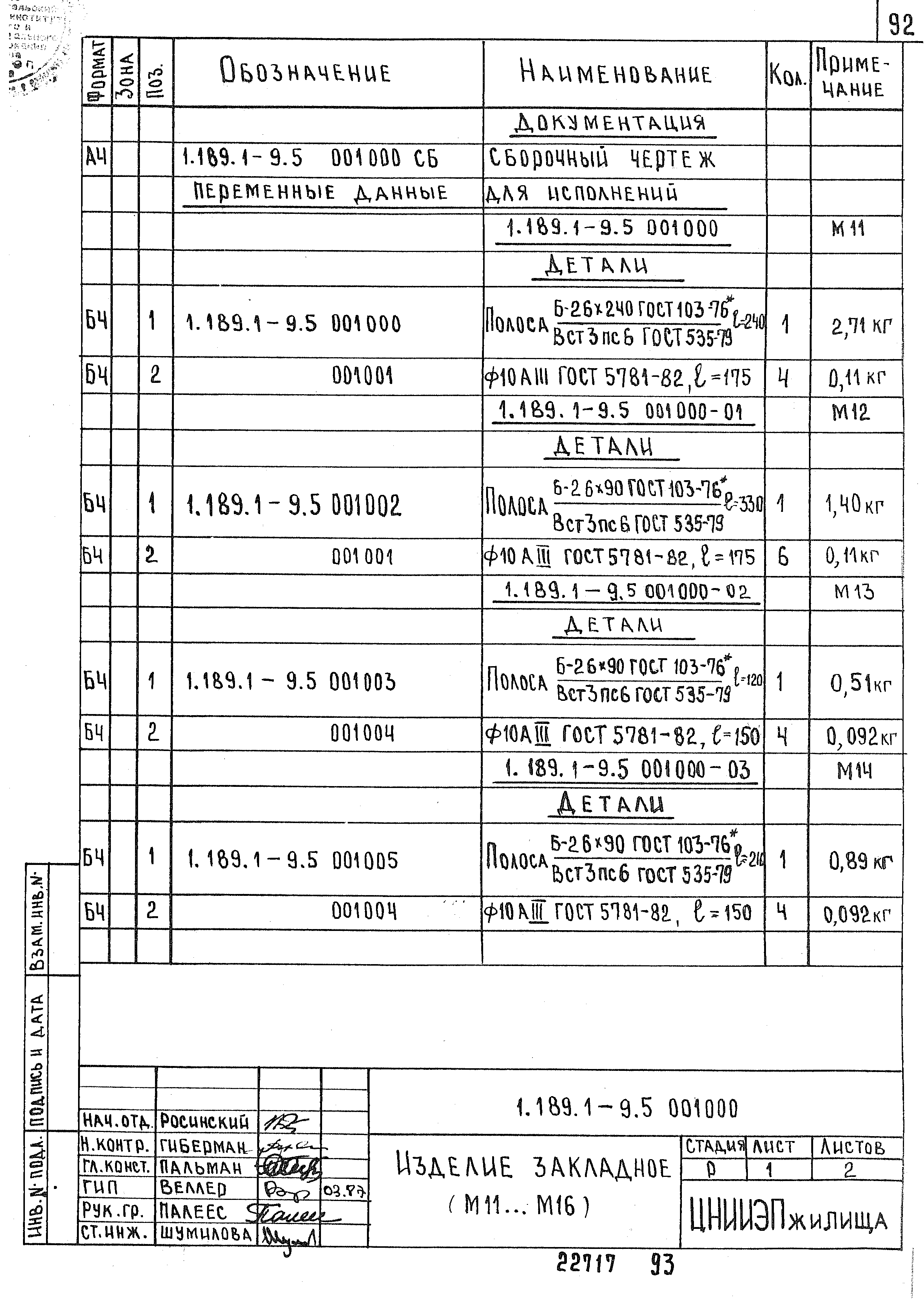 Серия 1.189.1-9