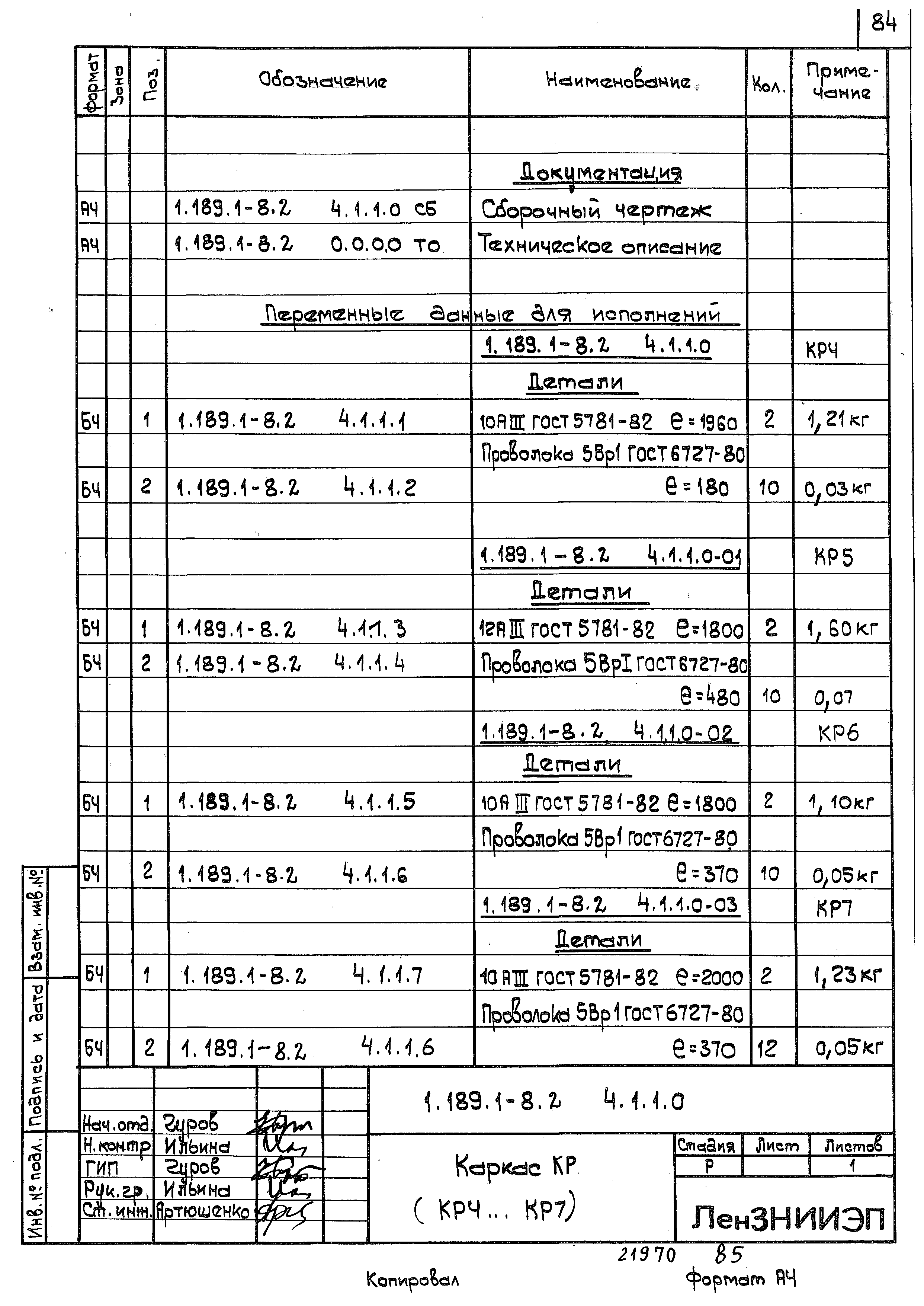 Серия 1.189.1-8