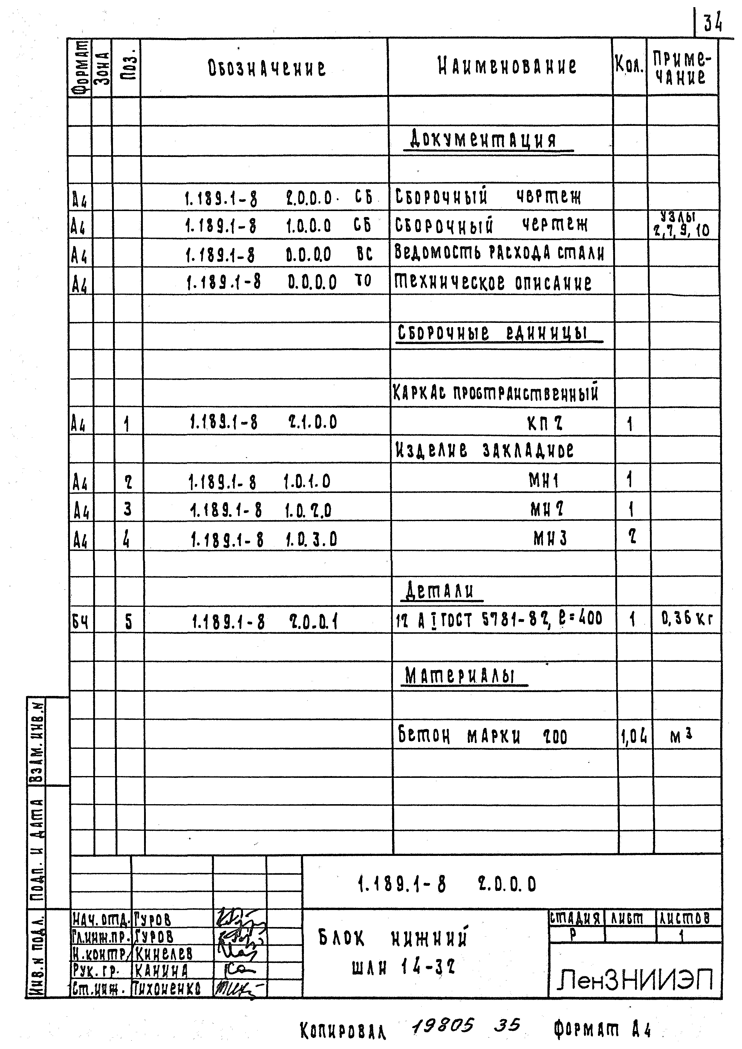 Серия 1.189.1-8