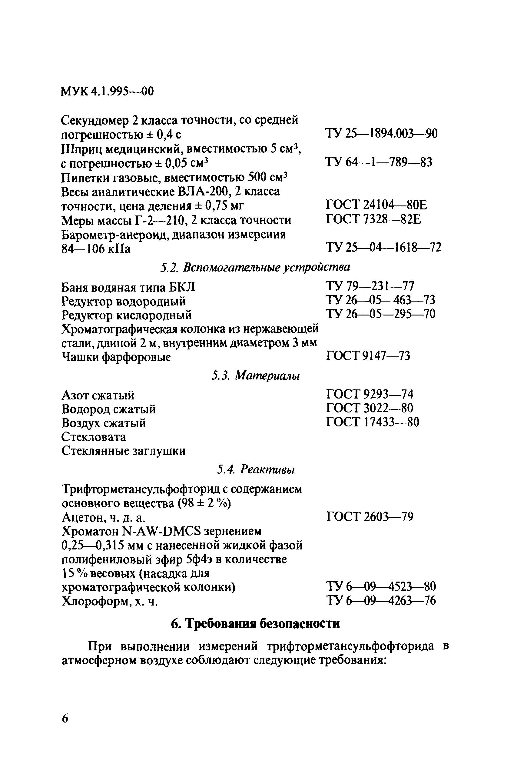 МУК 4.1.995-00