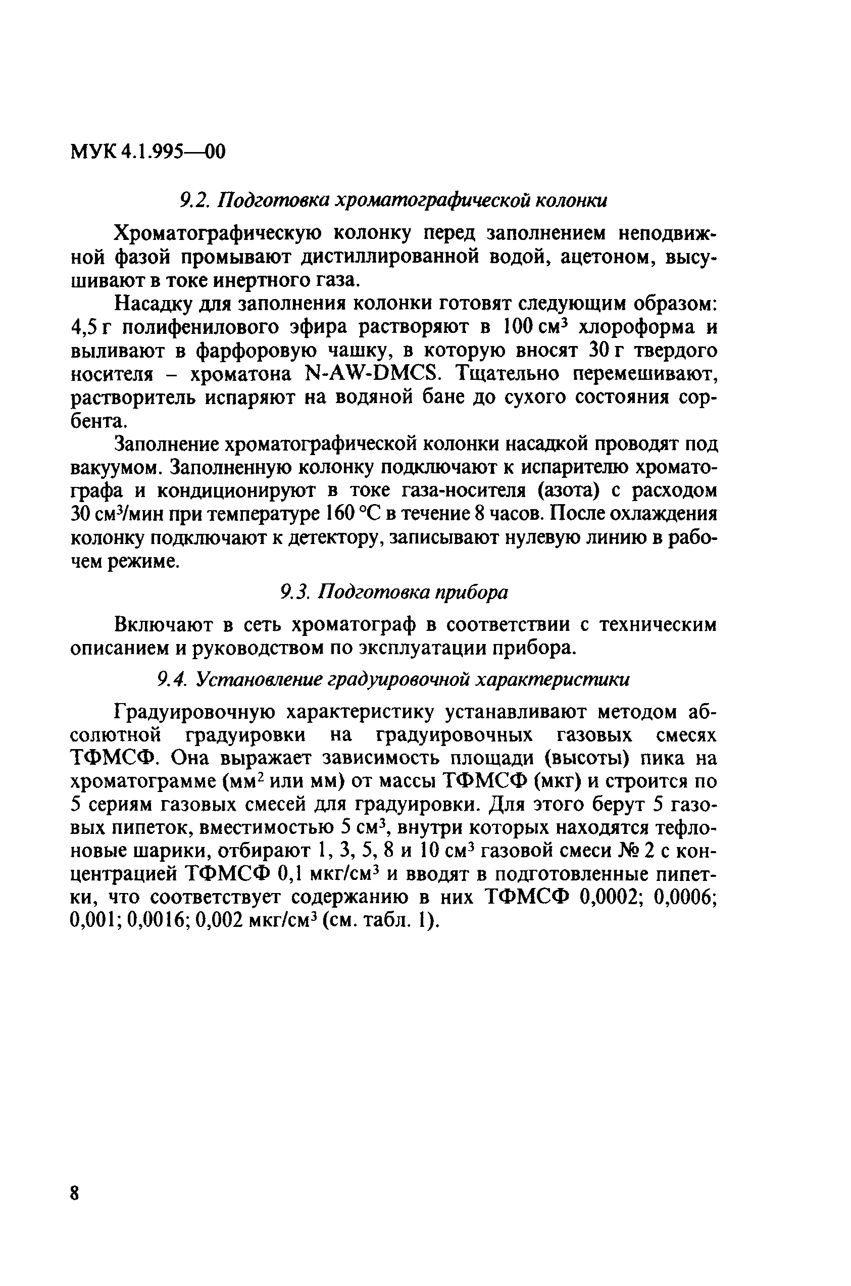 МУК 4.1.995-00