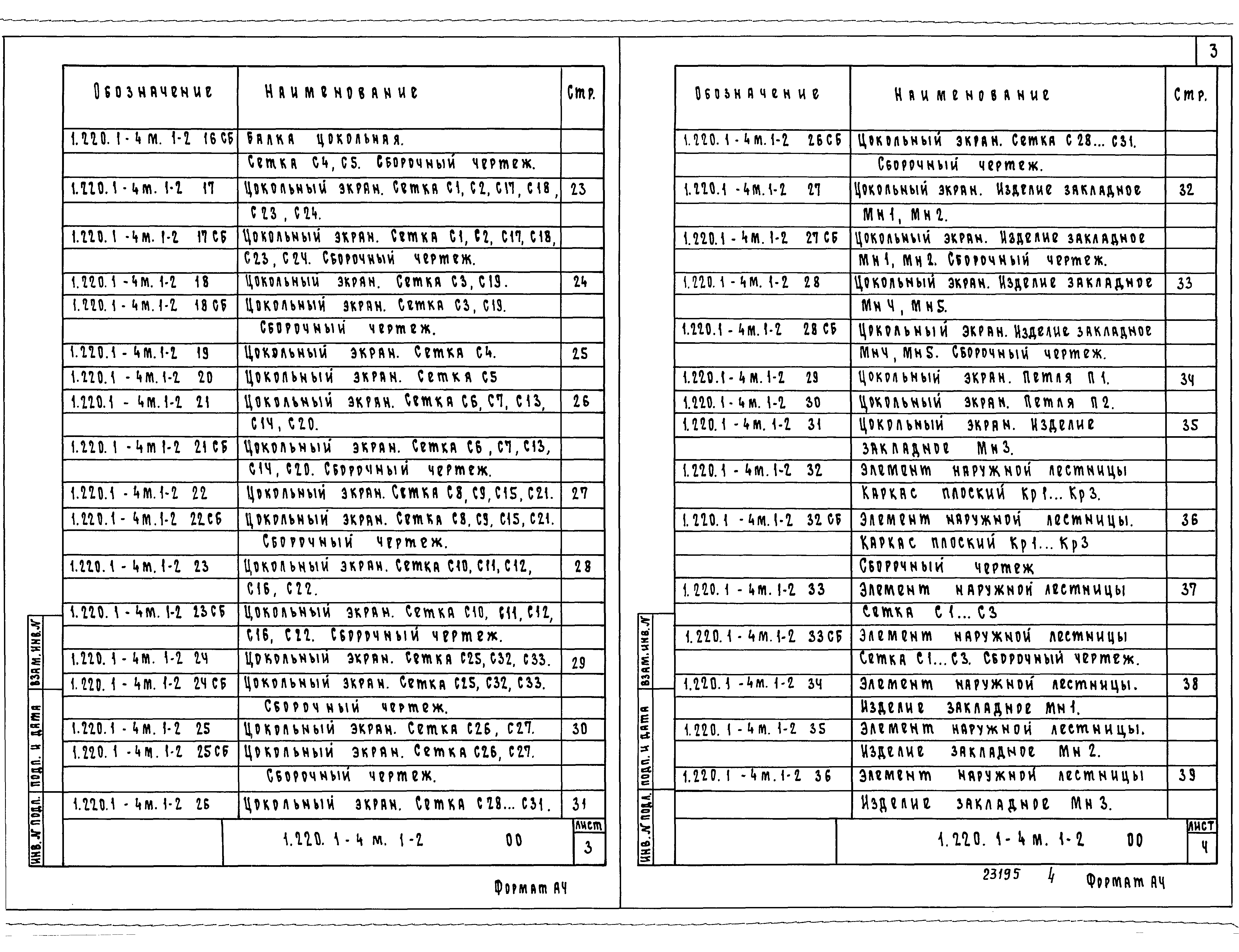 Серия 1.220.1-4м