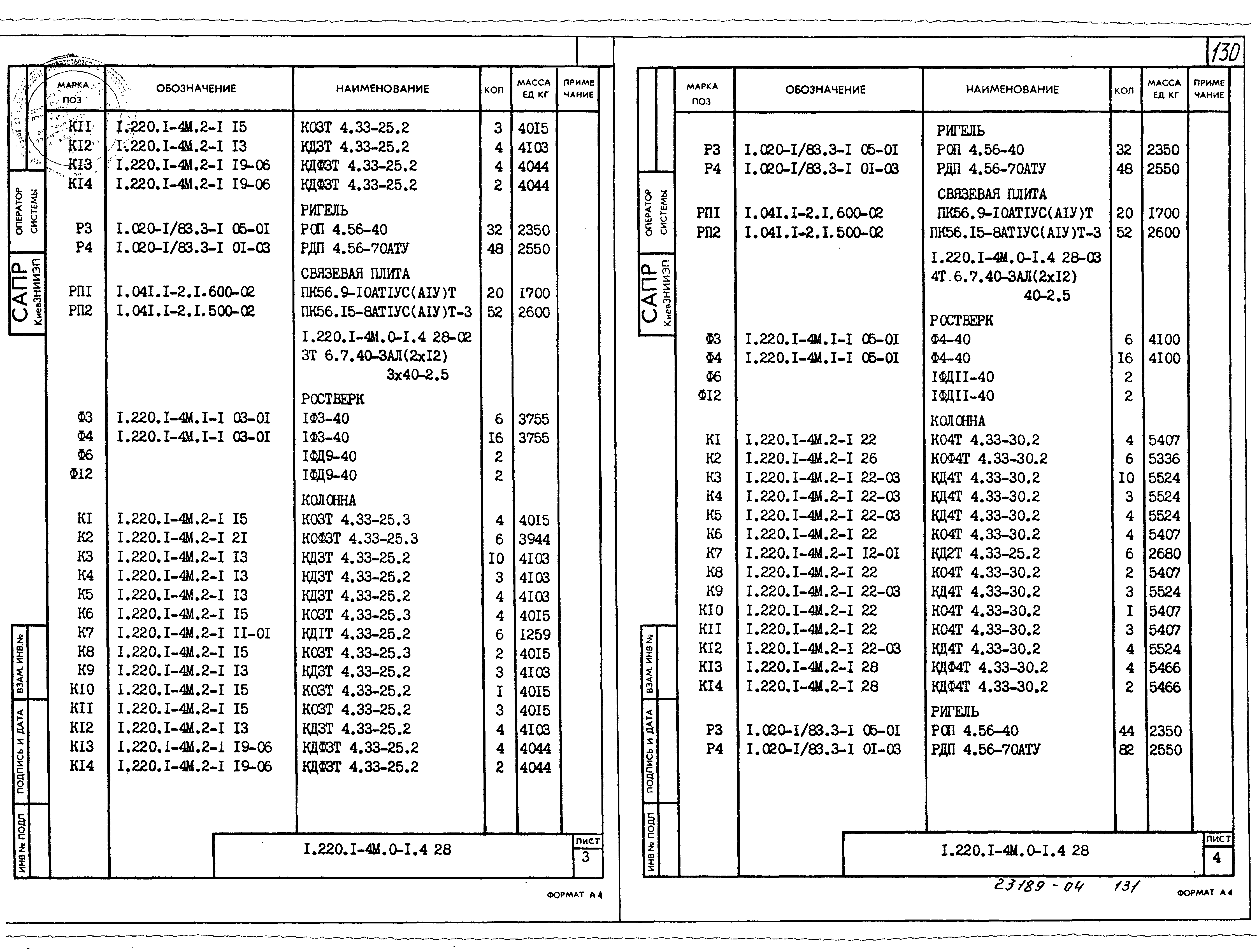 Серия 1.220.1-4м