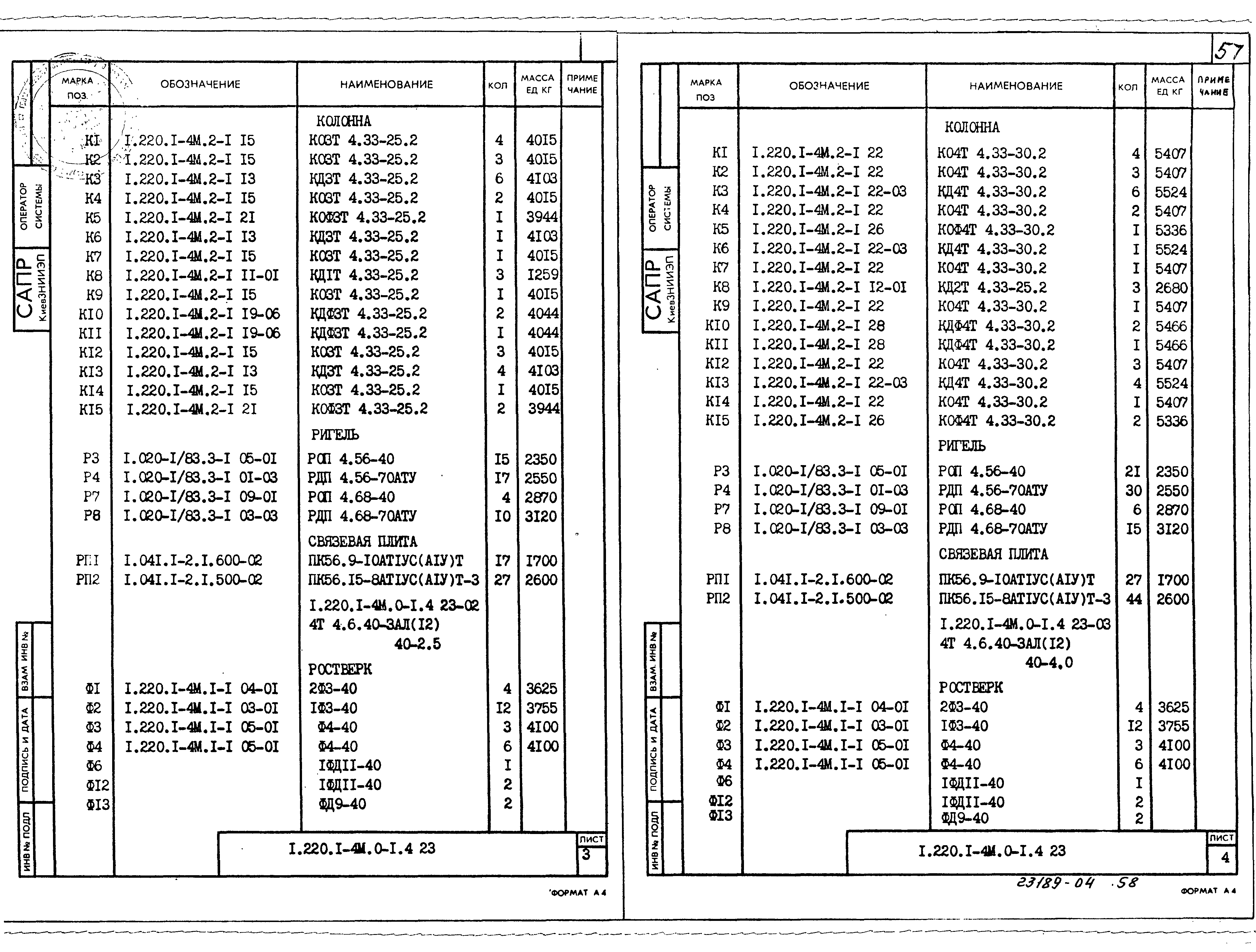 Серия 1.220.1-4м