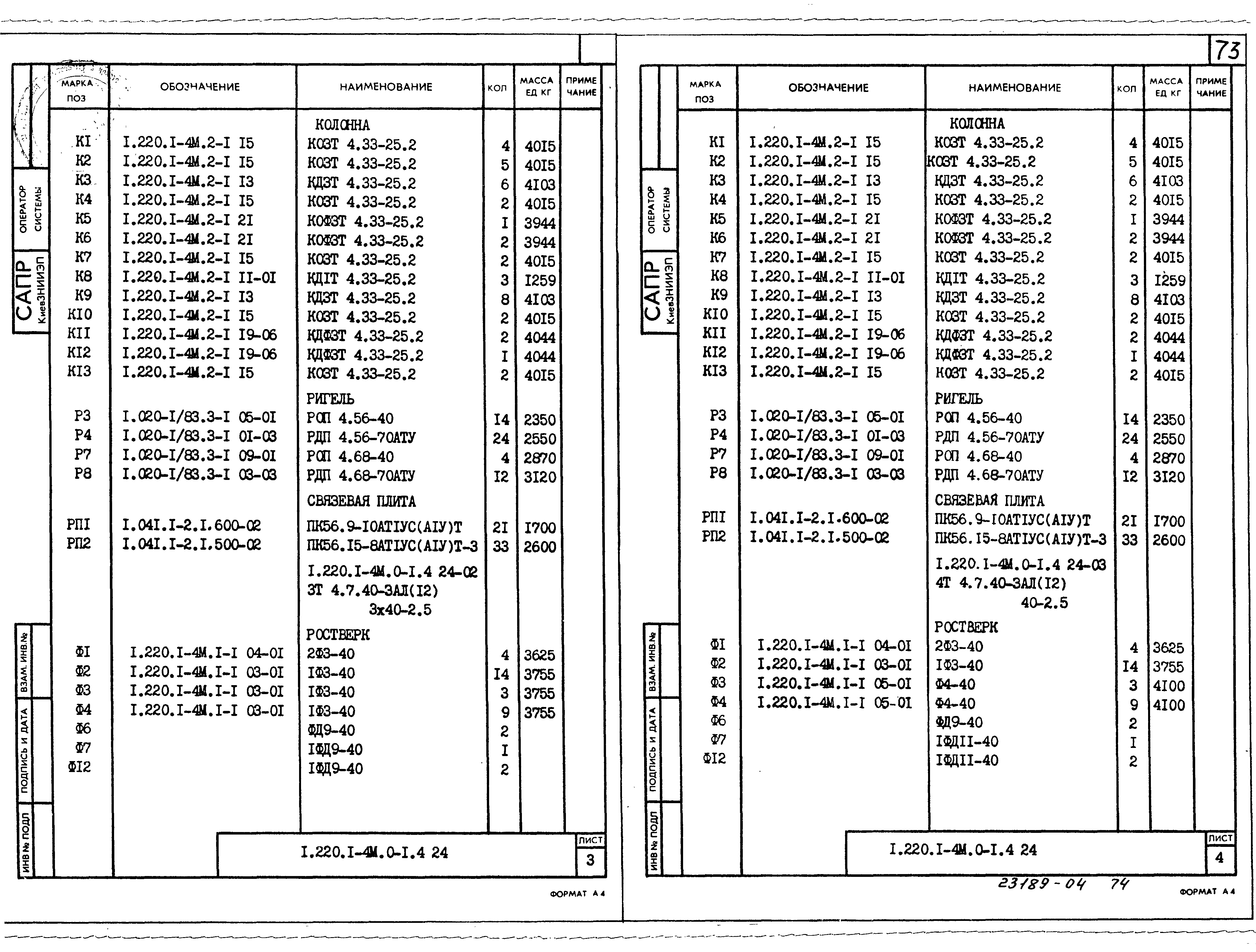 Серия 1.220.1-4м