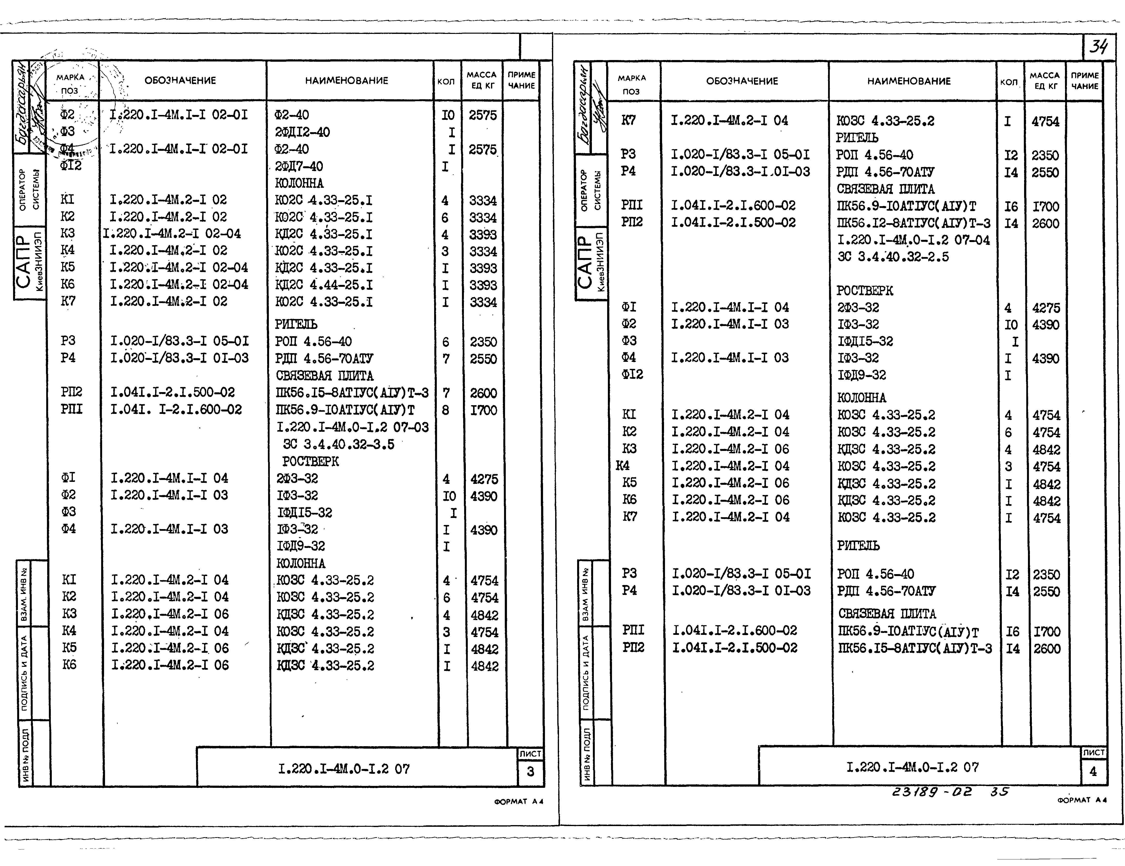 Серия 1.220.1-4м