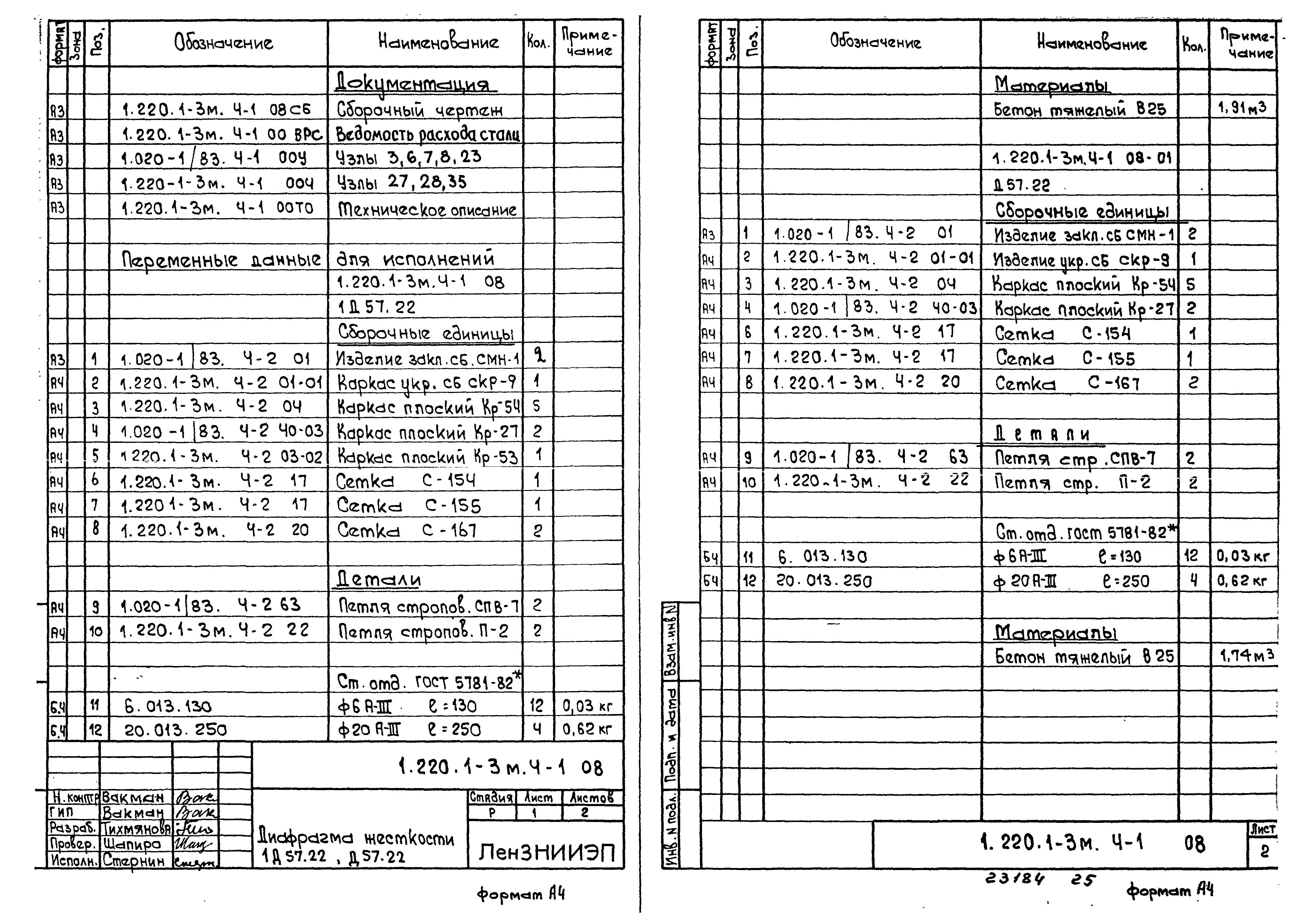 Серия 1.220.1-3м