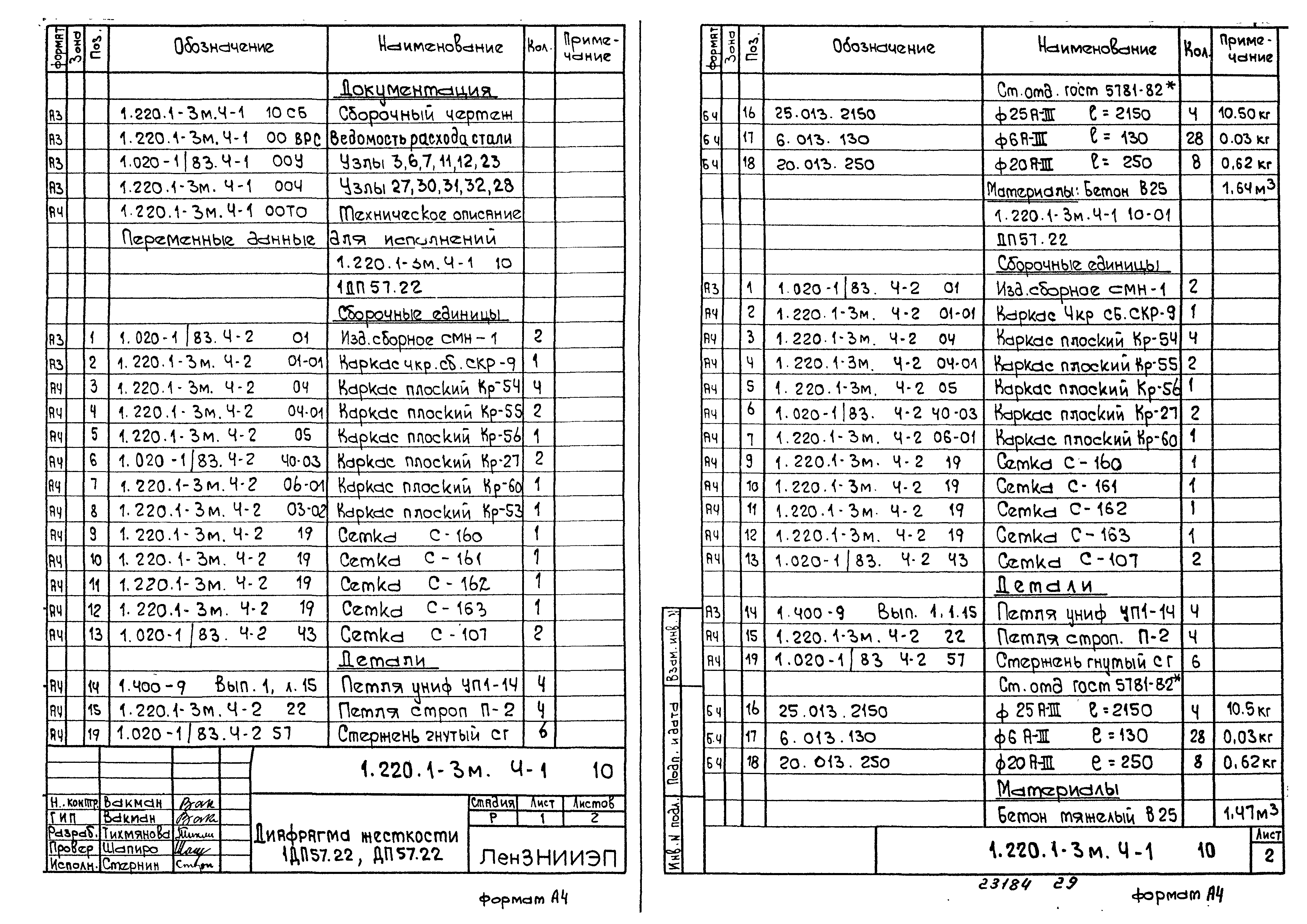 Серия 1.220.1-3м