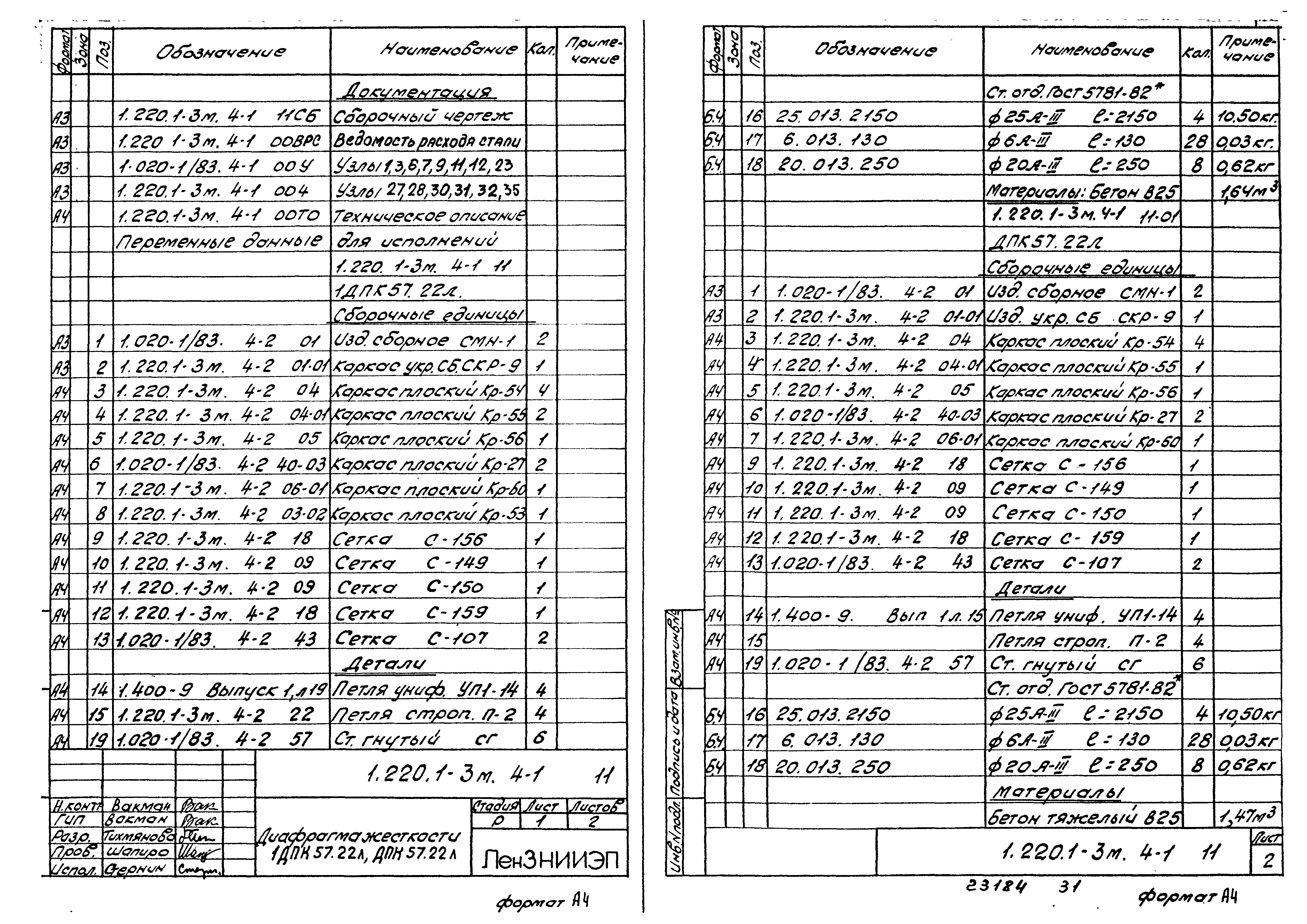 Серия 1.220.1-3м