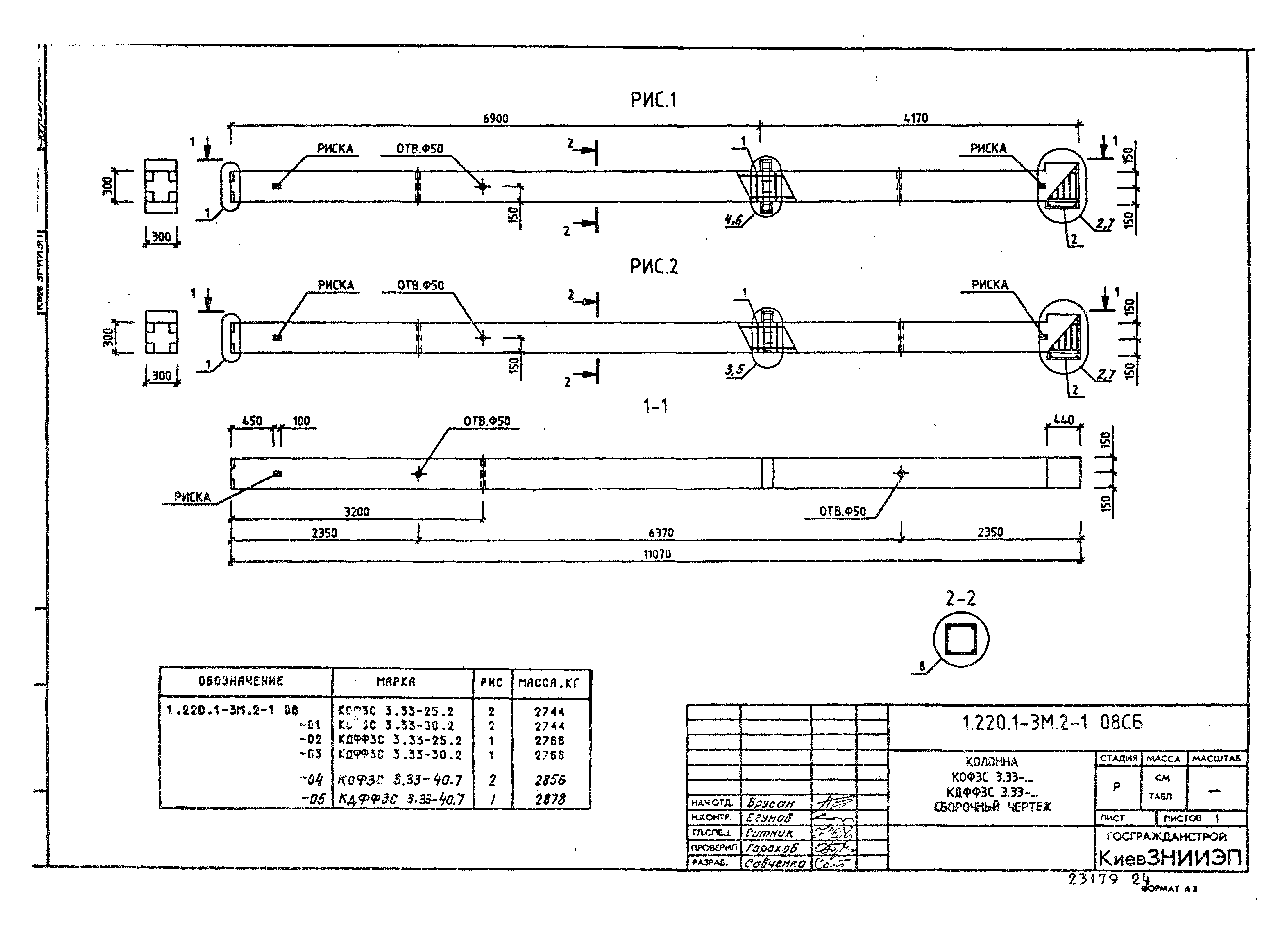 Серия 1.220.1-3м