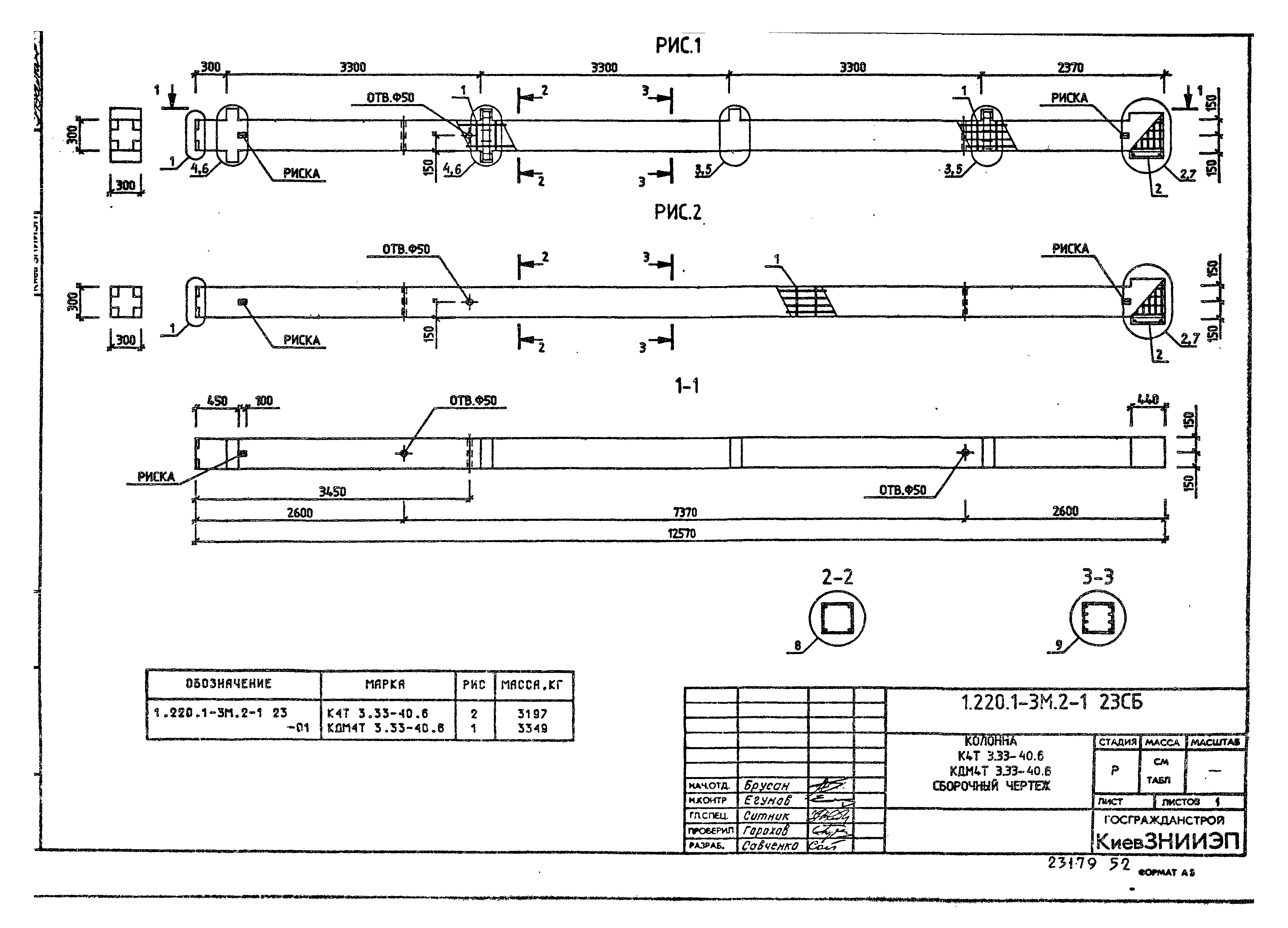 Серия 1.220.1-3м