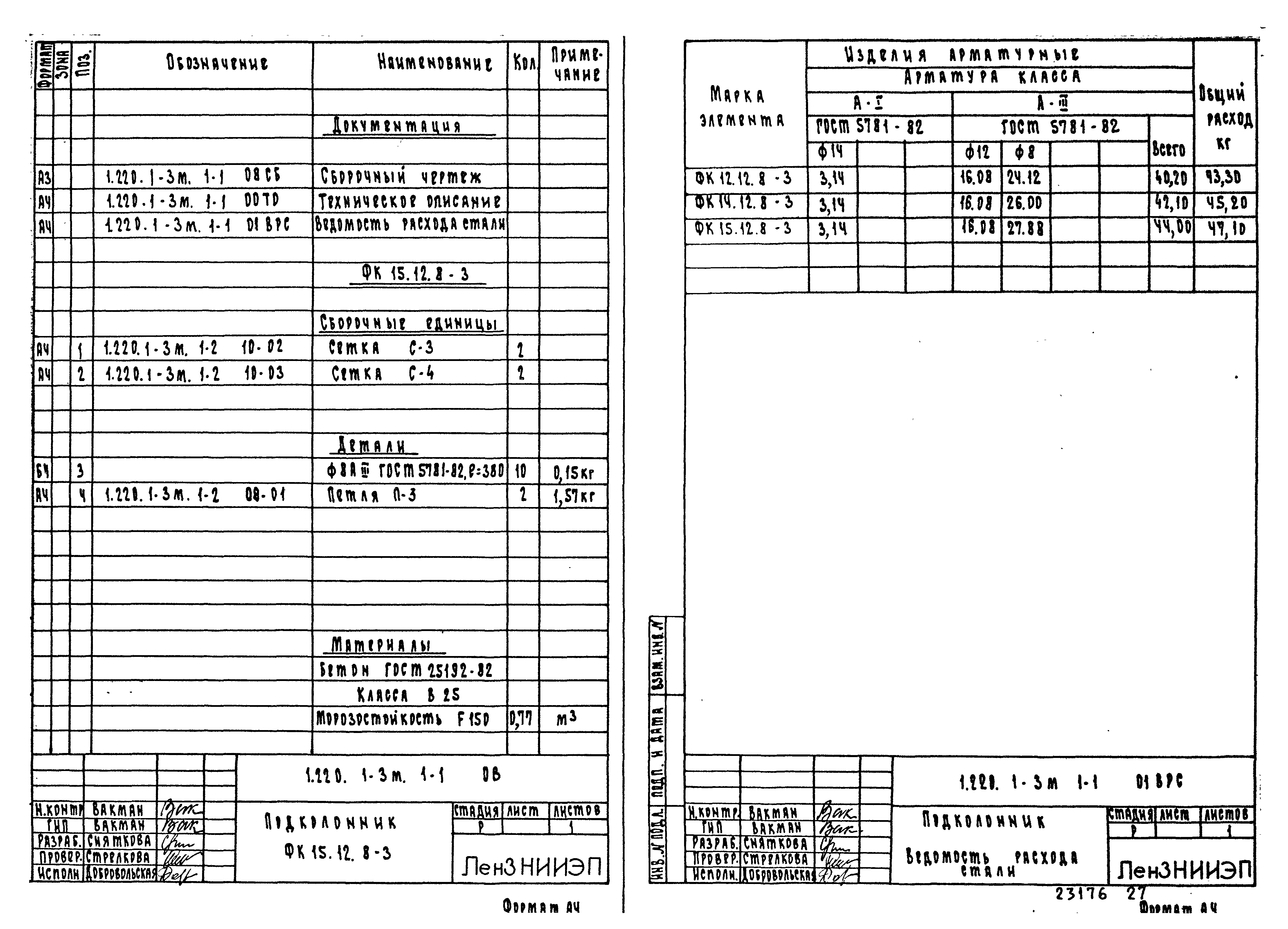 Серия 1.220.1-3м